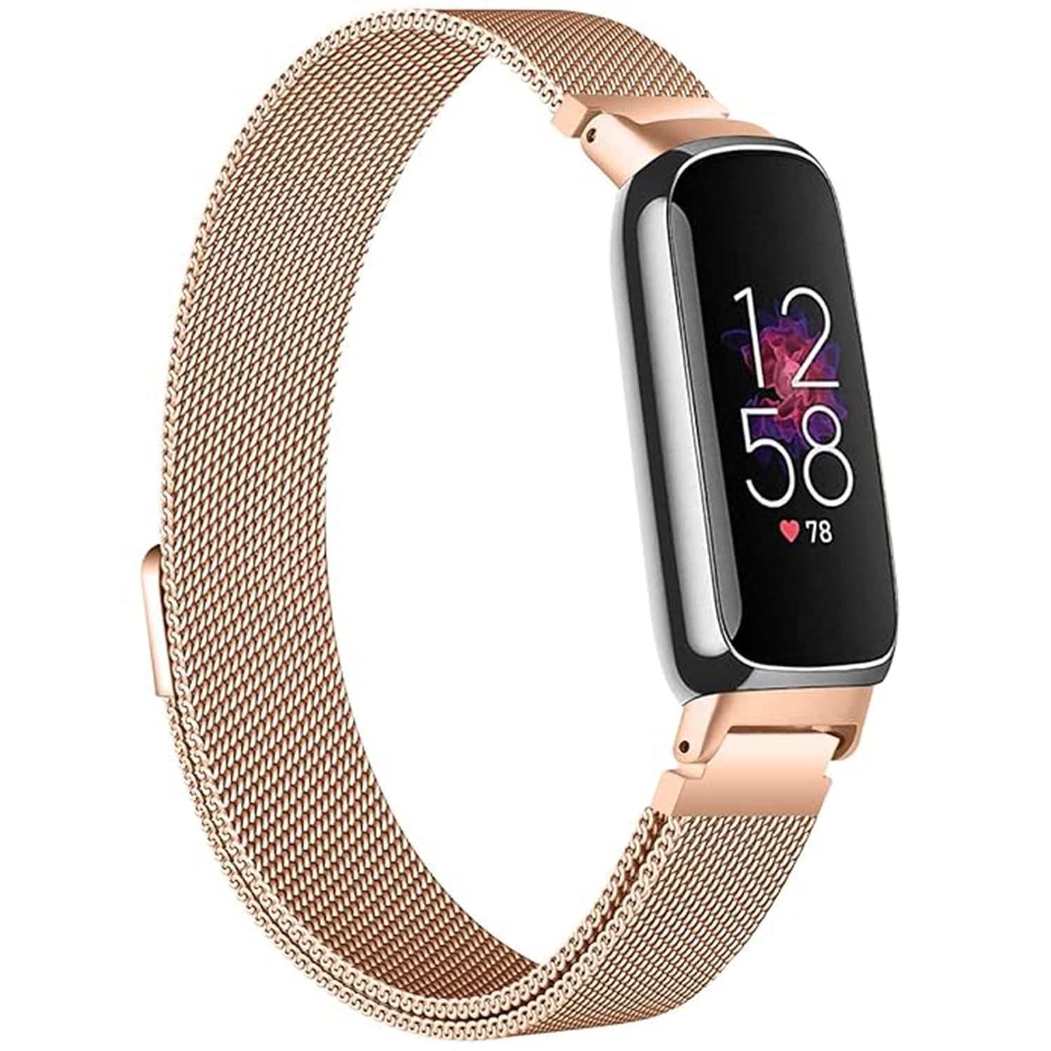 TASLAR Smart Watch Bands Accessories Mesh Loop Adjustable Strap Stainless Steel Metal Magnetic Wristband Compatible with Inspire 3 Fitness Tracker (Rose Gold) (B0CX7DP43H) Amazon Price History, Amazon Price Tracker