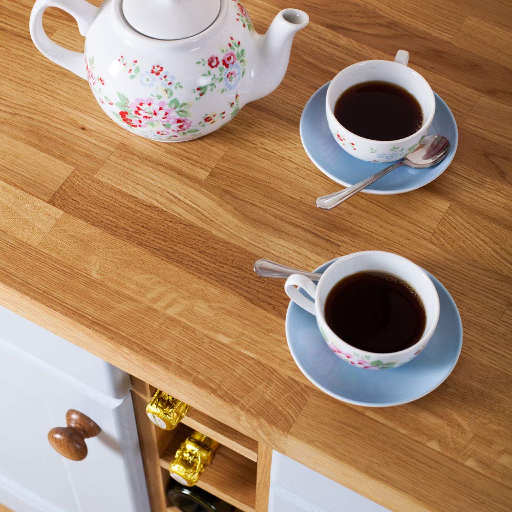 Buy WORKTOP EXPRESS Solid Oak Wooden Kitchen Worktops 2000mm x 620mm