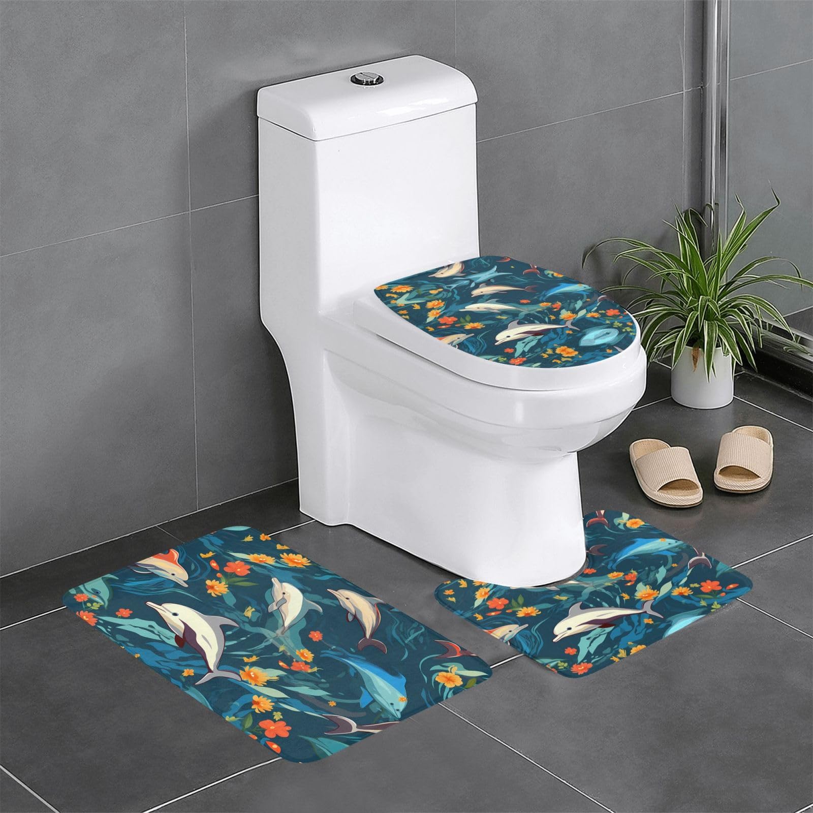 Tapis de salle de bain antidérapants pour éviter les glissades au sol