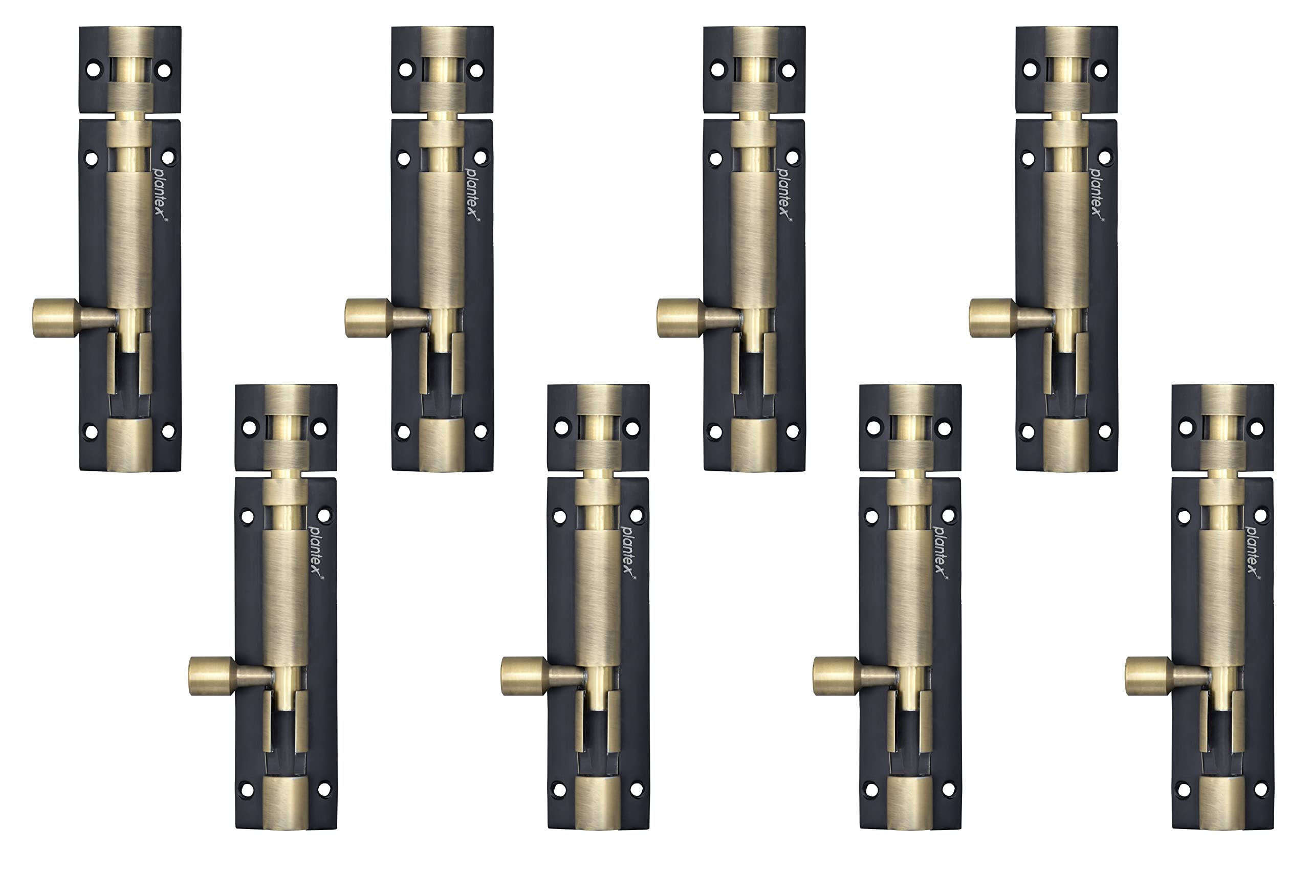 Plantex Stainless Steel Tower Bolt/Tower Bolt for Home,Offices Doors and Windows/Tower Bolt for Main Door/Door Latch/Kundi/Chitakini/Door Latch for Windows - Pack of 8 (Brass Finish, 4 inch) (B0BZYC637D) Amazon Price History, Amazon Price Tracker