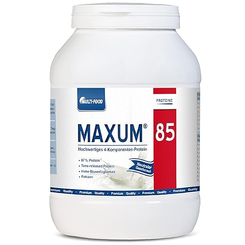 Hochwertiges Mehrkomponenten Protein Pulver - Maxum 85 - Eiweiss Protein