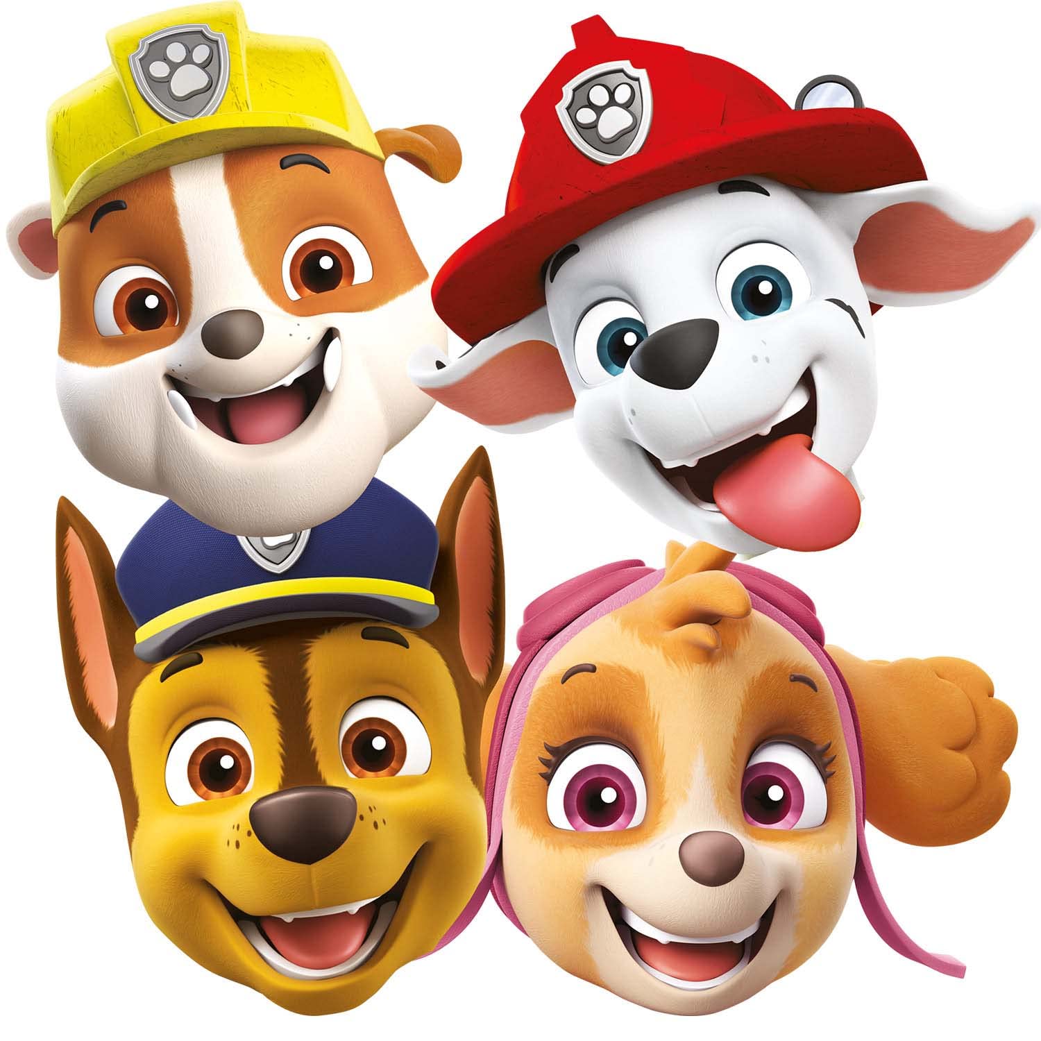 Amscan 9914246 Paw Patrol Paper Masks 2022-8 Pack