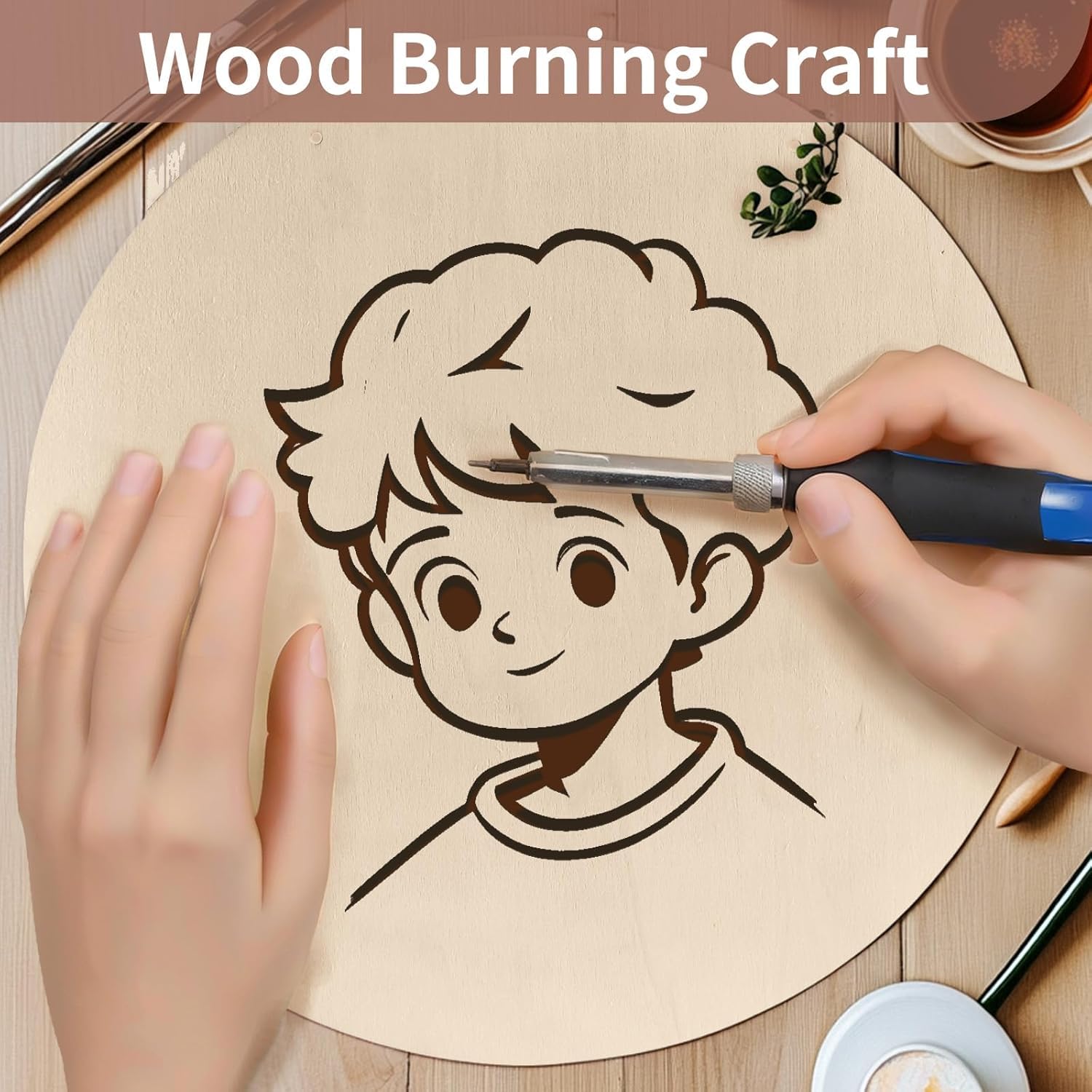 ImagiVibe Round MDF Boards for Art and Craft, Wood Round MDF Sheets for Craft Work, DIY MDF Cutouts for Mandala, Lippan, Resin Art & Craft (6 Inch/15cm) 4