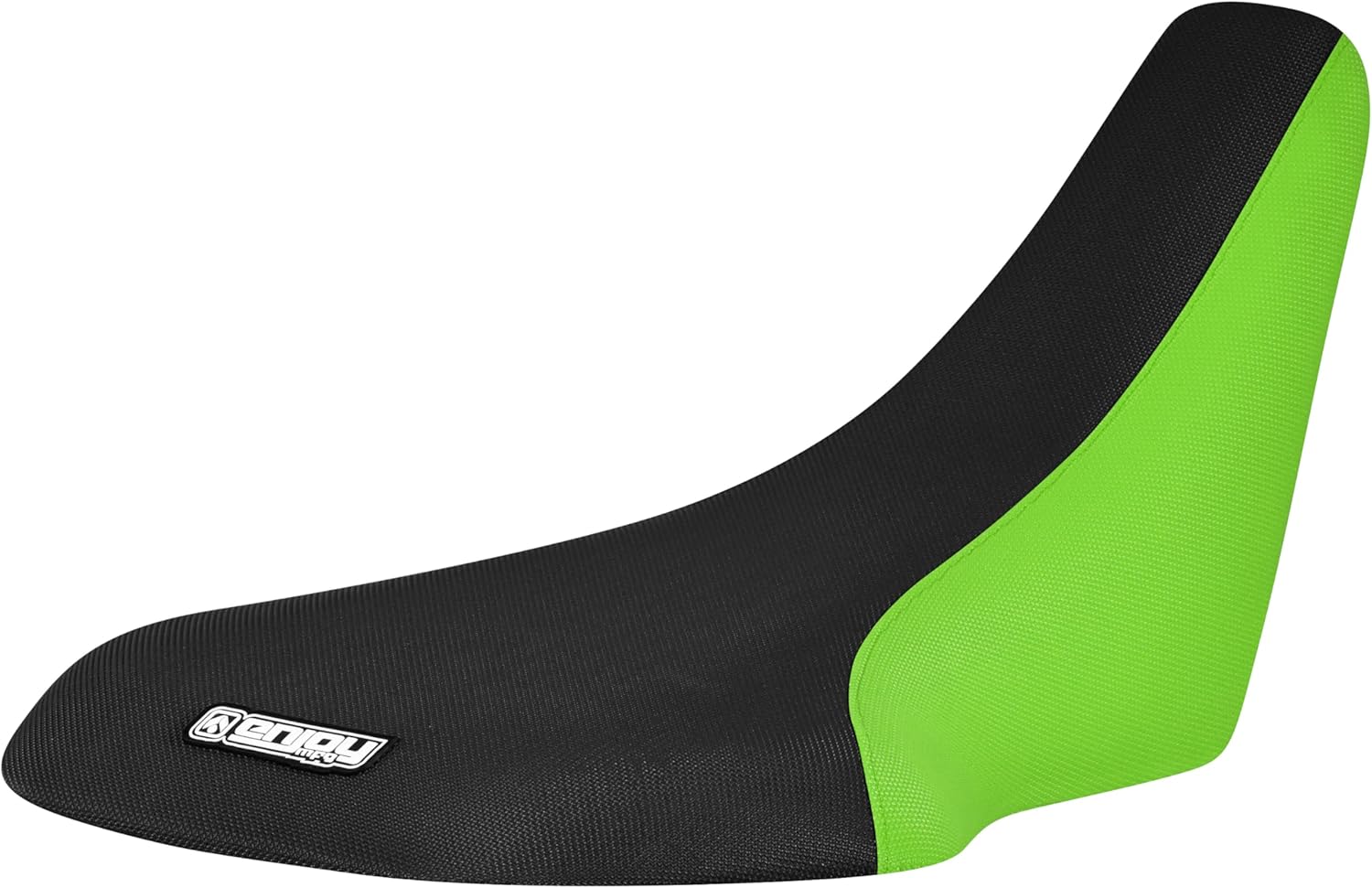 Enjoy Mfg Seat Cover - Compatible with Kawasaki 2003-2006 KFX 400 KFX400 - Black top Standard - #207 (Green Sides/Black top Standard)