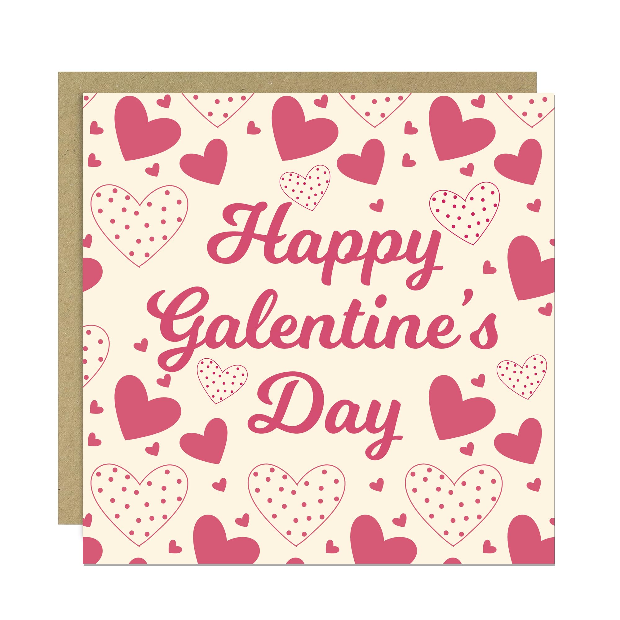 RED OCEAN Galentine’s Day Greeting Card for Her, Best Friend Friendship Valentine Card, Happy Galentines Day Cards For Friends Bestie BFF