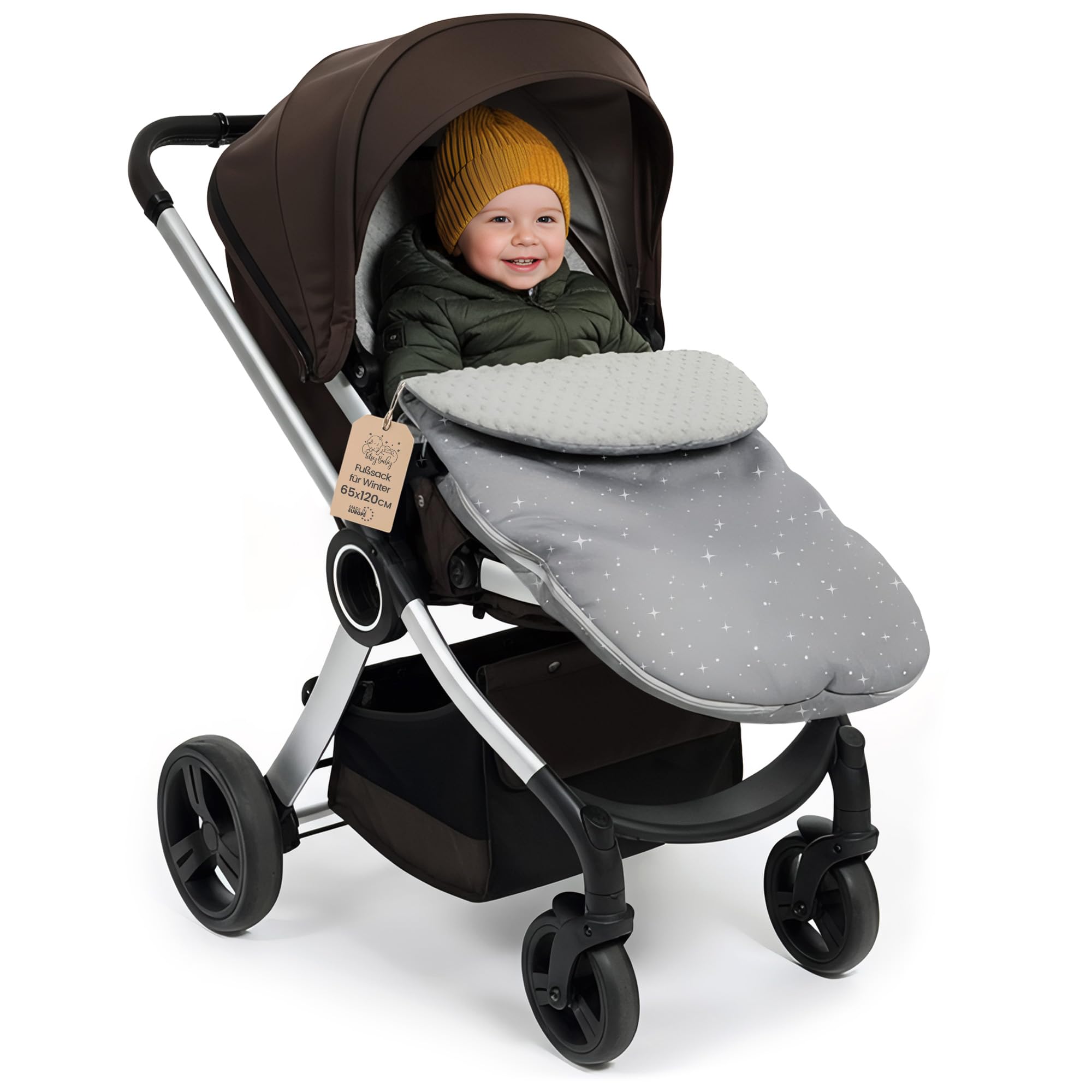 Footmuff Pushchair and Buggy for Winter 90x45 cm - Winter Footmuff Warm Liner Swaddle Blanket Baby Accessory Warm Minky Galaxy