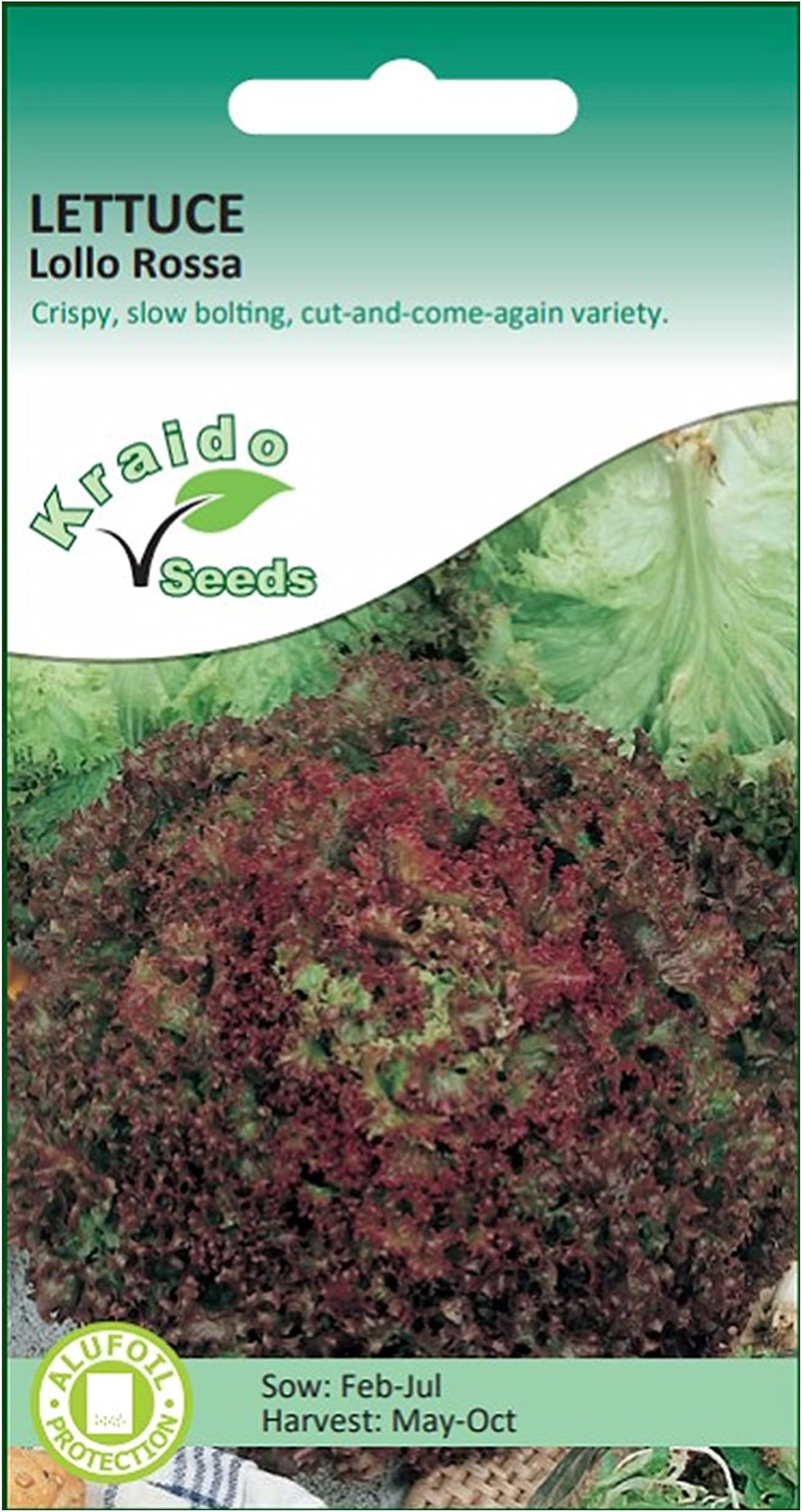 Vegetable Seeds (Lettuce Lollo Rossa)