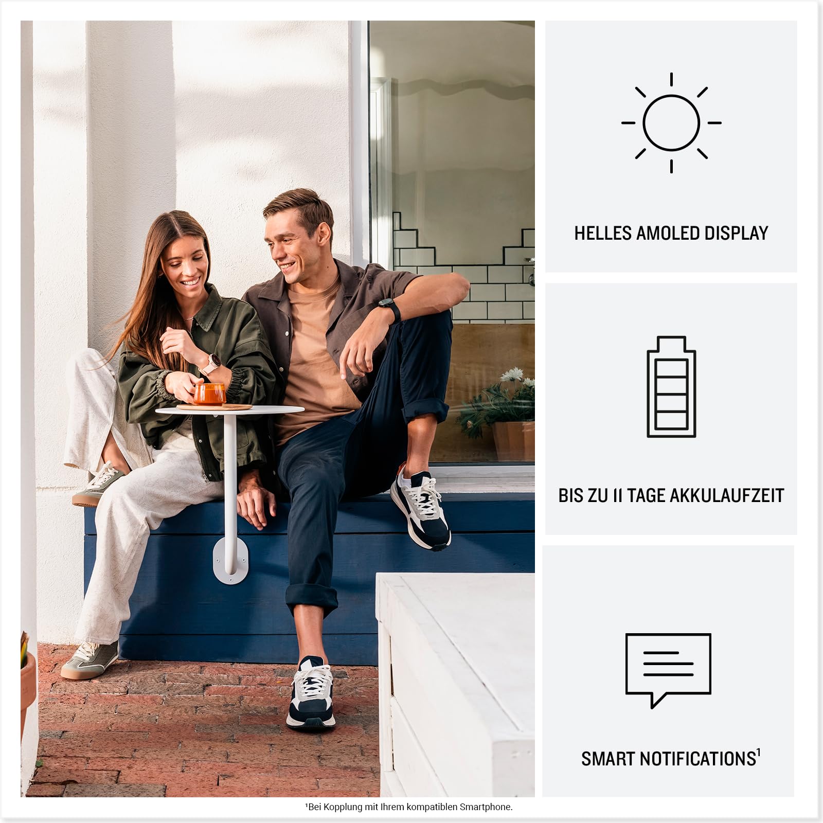 Garmin vívoactive 6 42mm (Amazon Exclusive) - Fitness-Smartwatch, 1,2"-AMOLED-Touchdisplay, bis zu 11 Tage Akkulaufzeit, 80+ Sport-Apps, Trainingsoptionen, Gesundheitsfunktionen, Smart Notifications - 4