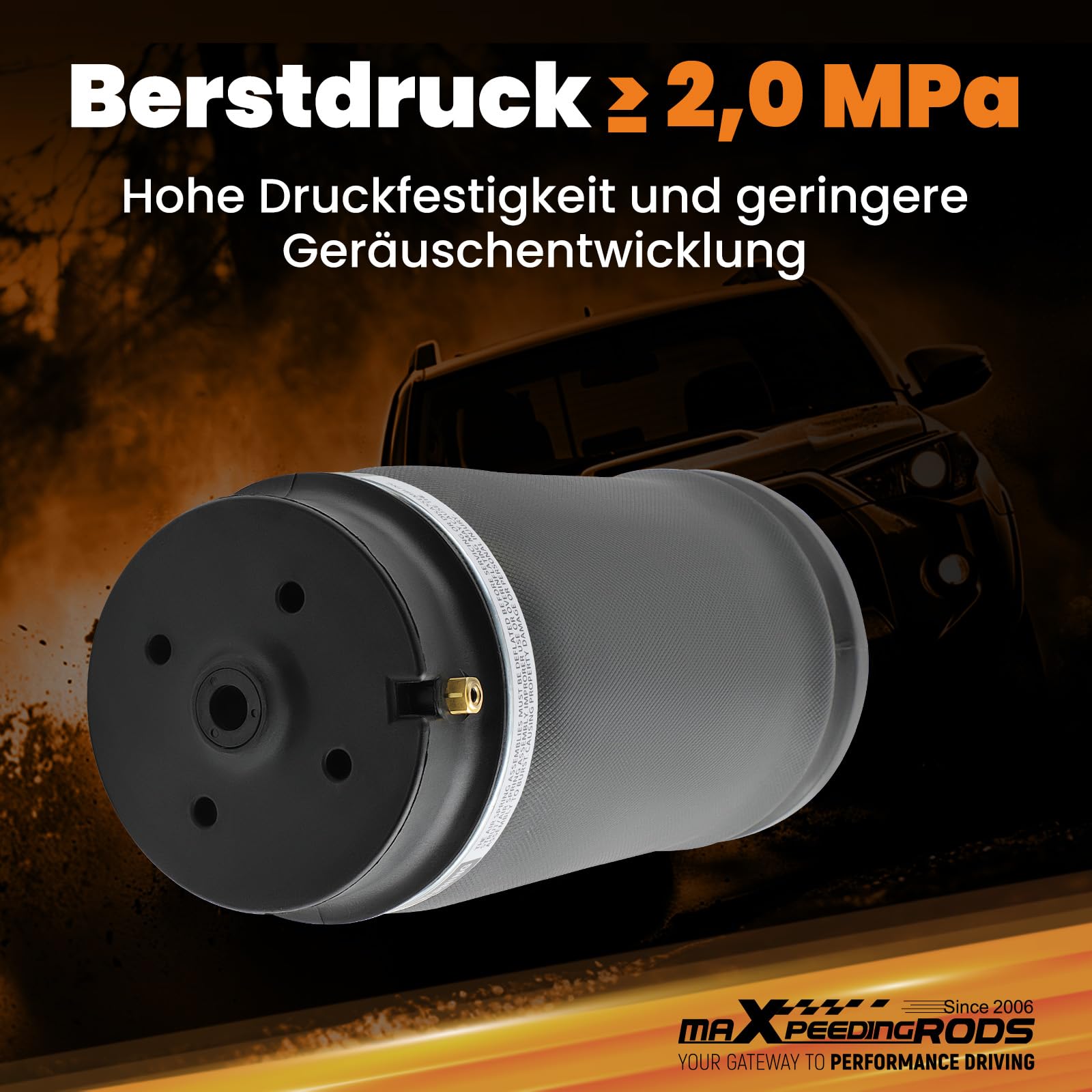 maXpeedingrods Luftfederung Luftfeder Hinten Paar für GL-Klasse M-Klasse W164 X164 4matic
