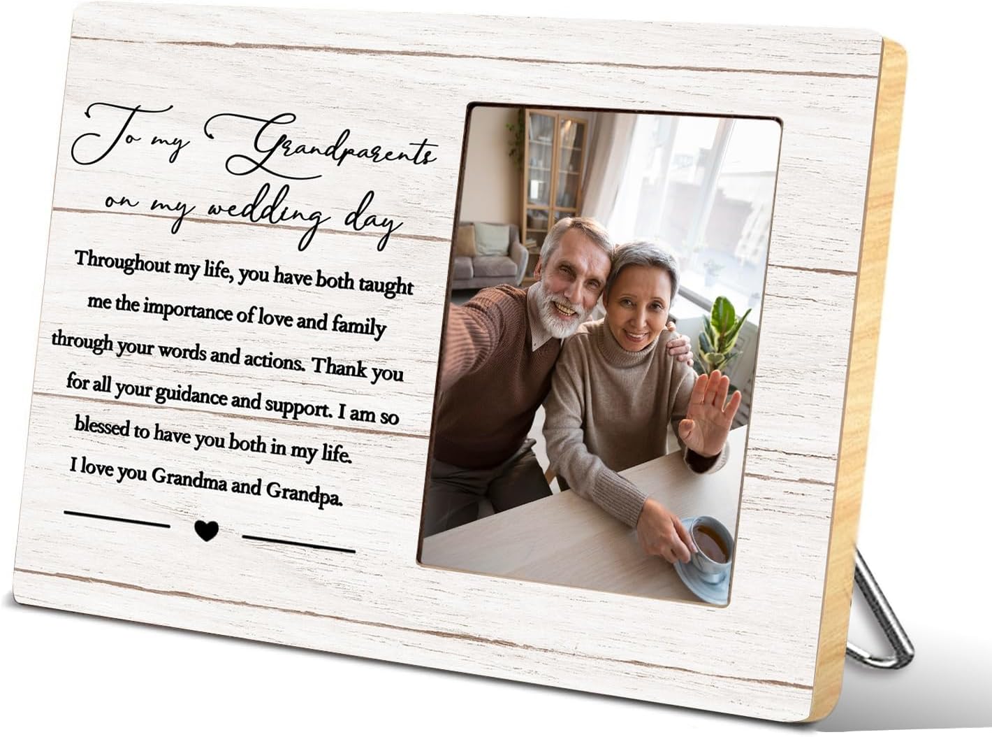 KLYTINK Grandparents Grandma And Grandpa Picture Frames