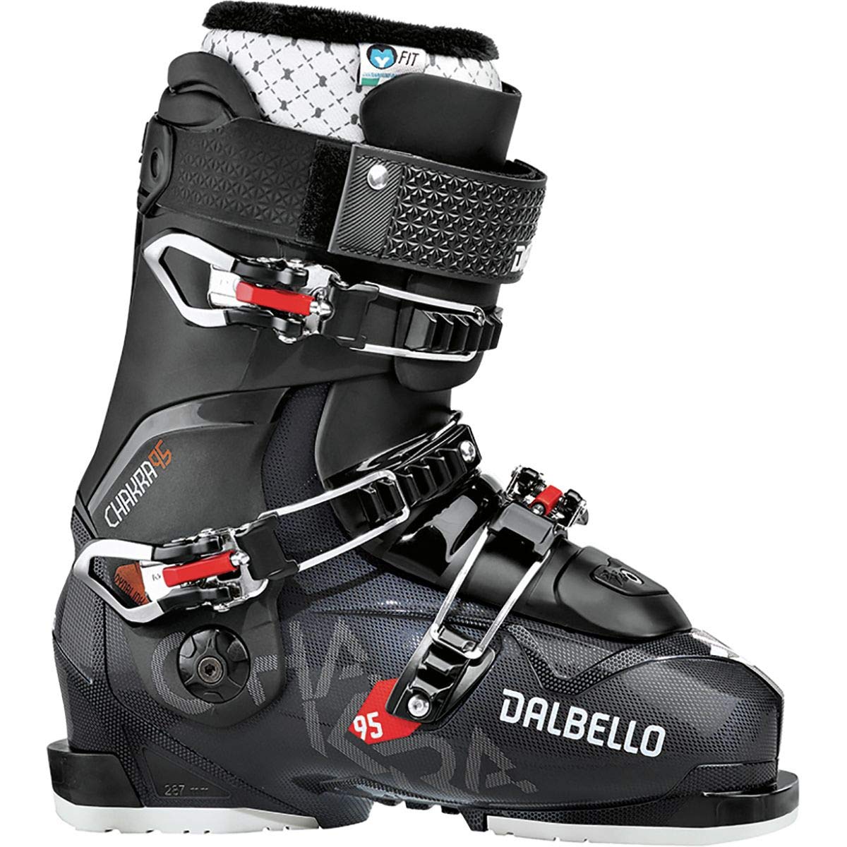 DalbelloWomen's Chakra 95 Id Ls Black Ski Boots