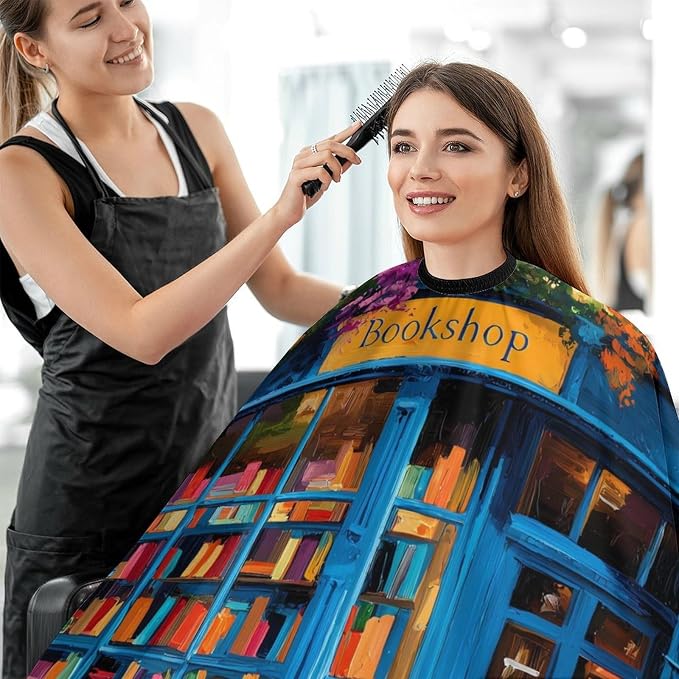 Capa profesional para corte de cabello con cierre ajustable miniatura 5