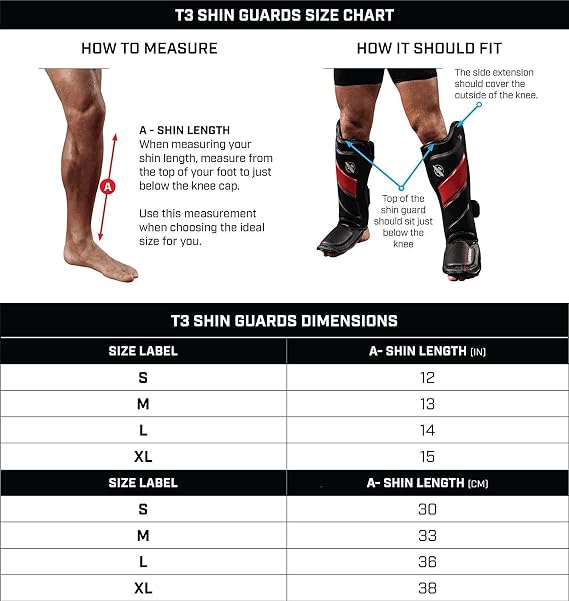 Hayabusa T3 Striking Shinguards - Men and Women