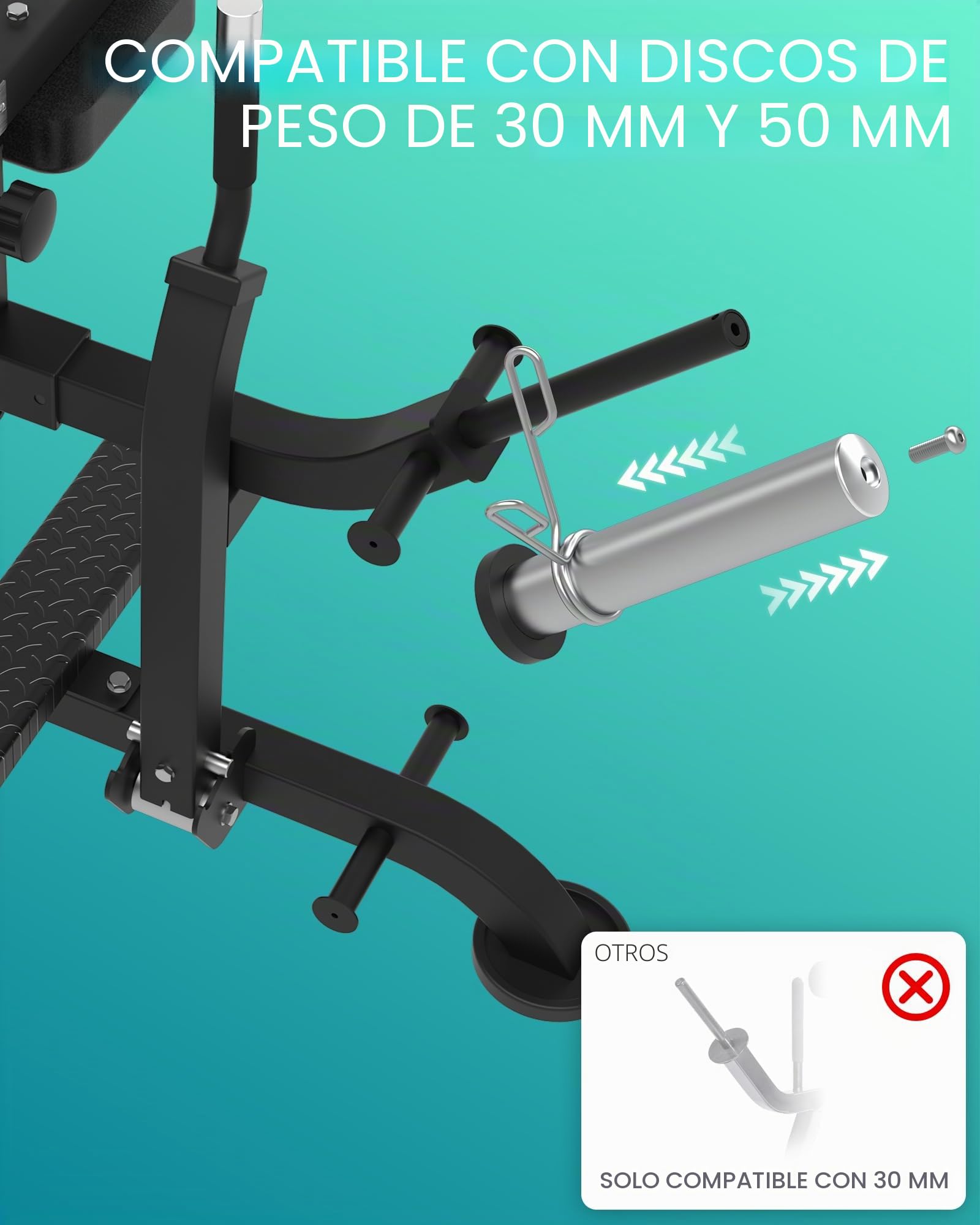 HVO Máquina para pantorrillas sentada: Equipo de Entrenamiento para piernas en casa en posición sentada Seated Calf Raise Machine
