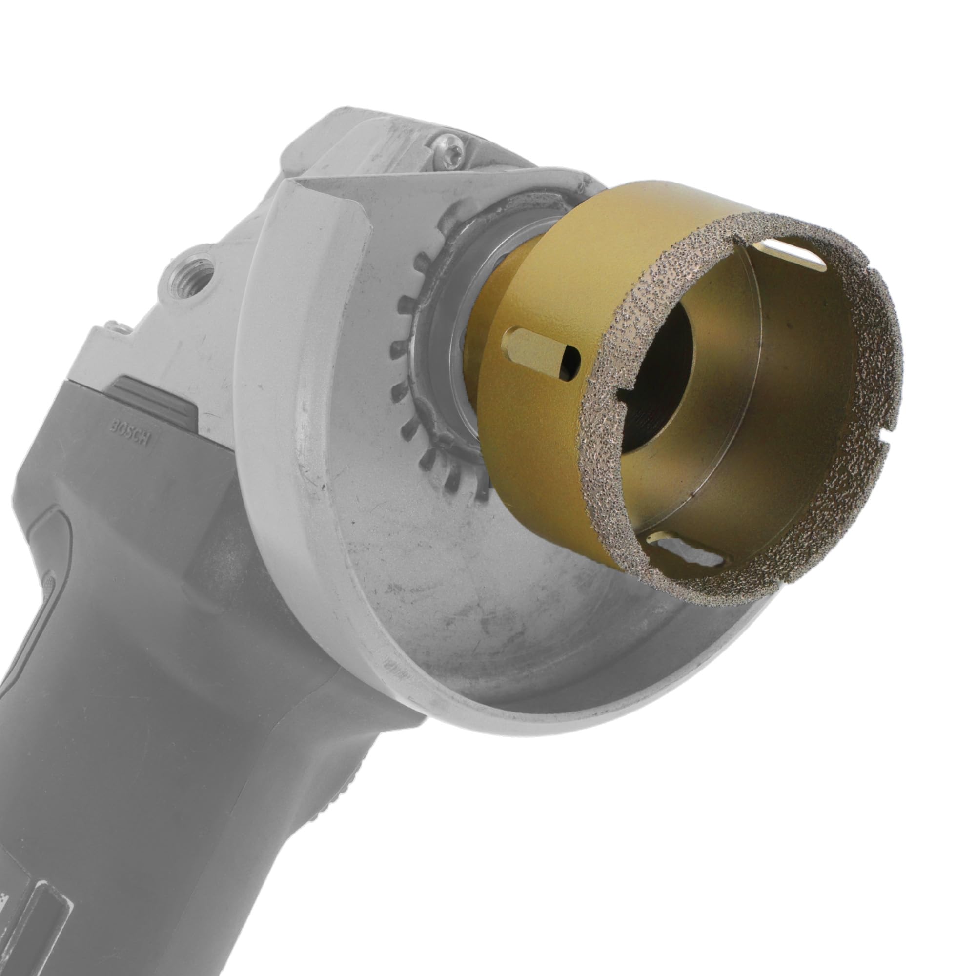 PRODIAMANT Broca de diamante para azulejos de 68 mm para montaje X-Lock, broca seca para gres porcelánico, cerámica y piedra natural, para amoladora angular