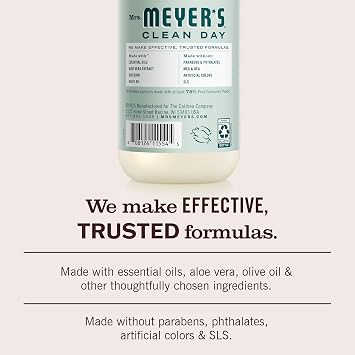 MRS. MEYER'S CLEAN DAY Hand Soap, Birchwood Scent, 12.5 Fl Oz Bottle - 3 Pack