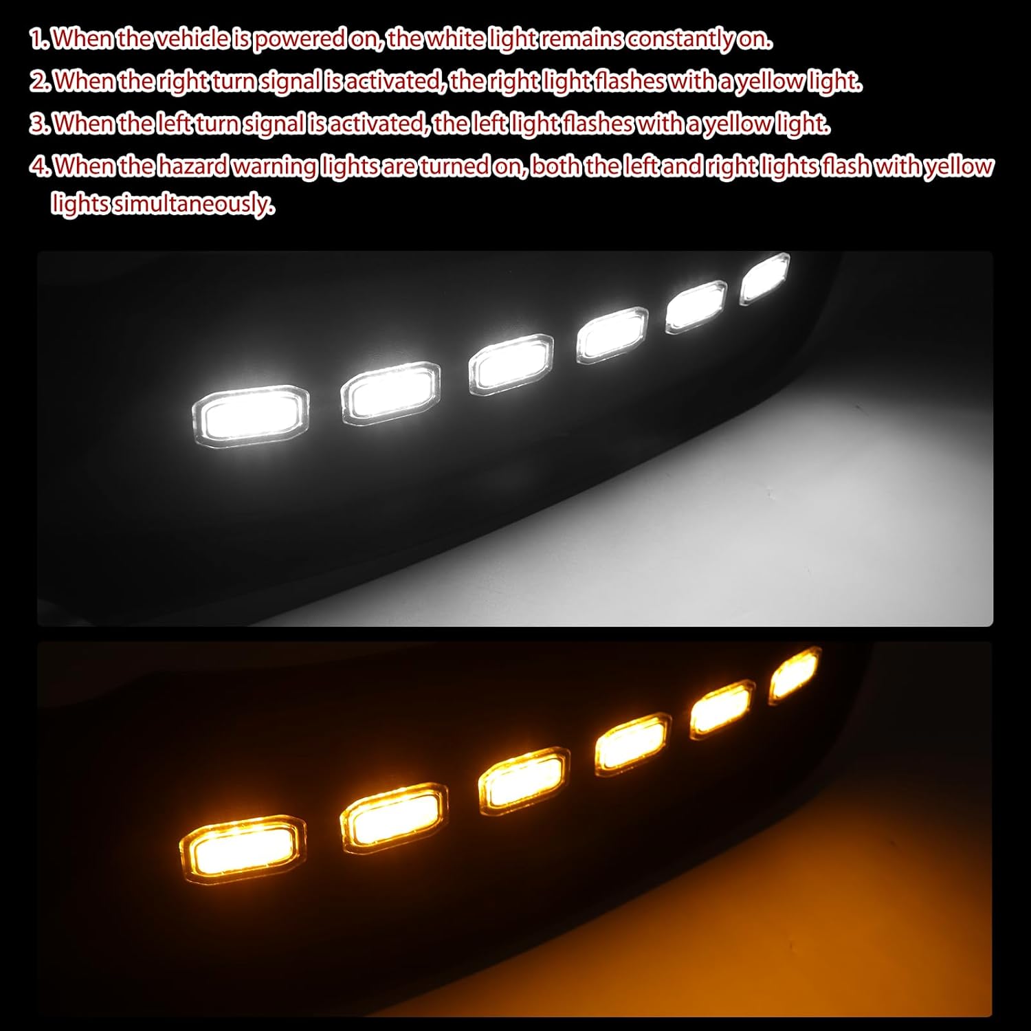 Front Bumper Lip Compatible with 2021 2022 2023 for Ford for F-150 Front Lip Air Chin Body Kit Sequential LED Running Light Front Lip Kit Matt Black