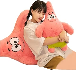 SAELAC Patrick Star Plush Toys，Cute Kids Plush Dolls, Anime Toys Gifts (15in)