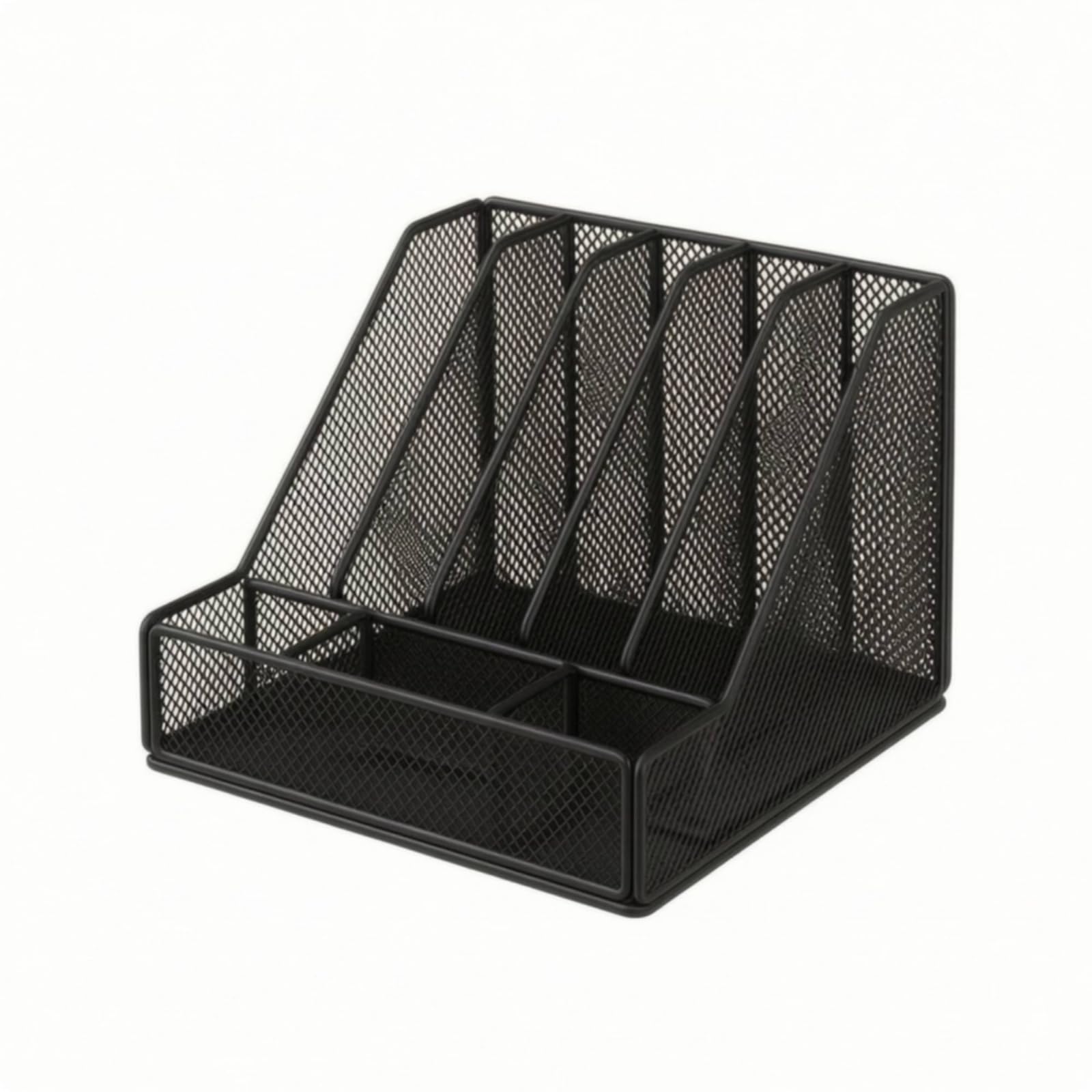 Office Document Organizer Portadocumenti Scrivania Organizer Ufficio Portacartelle Porta Documenti con Scomparti Verticali in Metallo a Rete