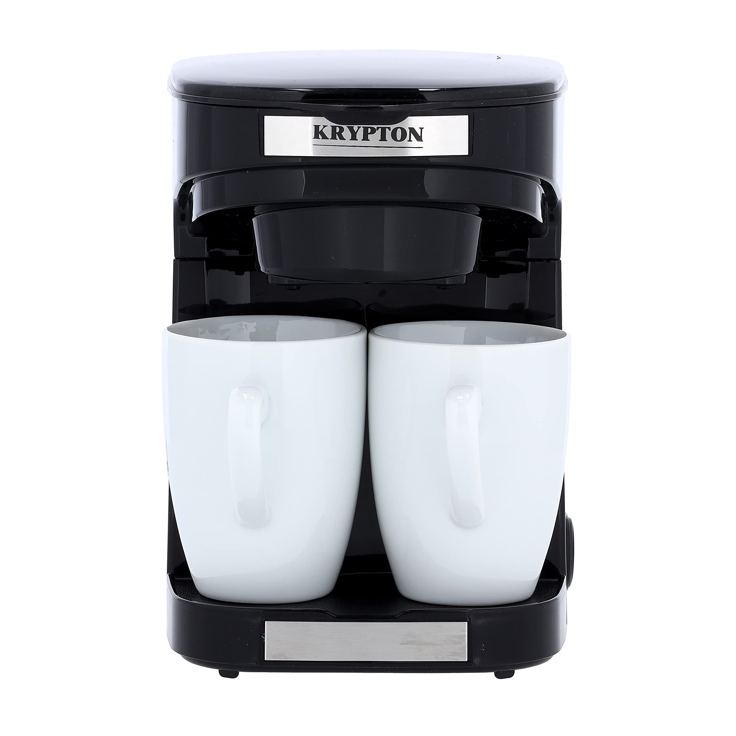 KryptonDouble Serve Drip Coffee Maker, Black, Kncm6271"Min 1 year manufacturer warranty"