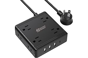 SUPERDANNY Power Strip with USB Ports: The Ultimate Charging Station