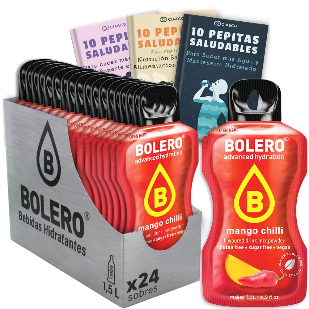 24 x Bebida Bolero COLA Hidratante Sin Azucar (24x9 grs) + 30 Pepitas Saludables para una vida más sana by Cia&Co — view 241