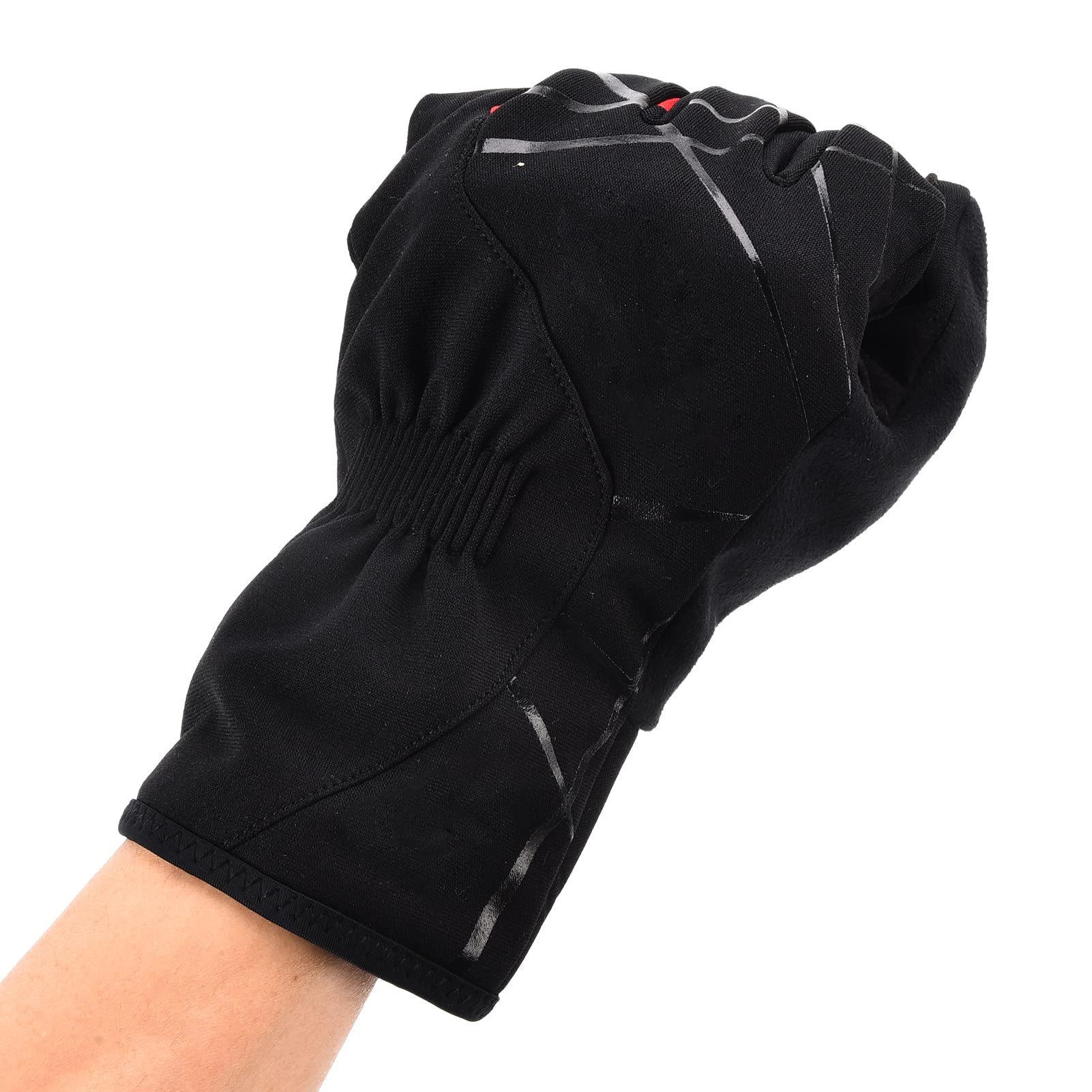 Guantes De Ciclismo Ciclismo De Invierno Guantes De Bicicleta MTB Dedo Completo A Prueba De Viento Guantes De Gimnasio Deportivos Impermeables para Ciclismo Entrenamiento (L)