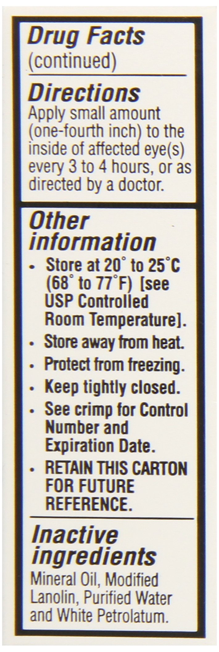 Akorn Sodium Chloride 5 Percentage Ophthalmic Ointment 0 .12 Oz , 3. 5