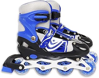 حذاء باتيناج بعجلات من سبورتي، S - أزرق