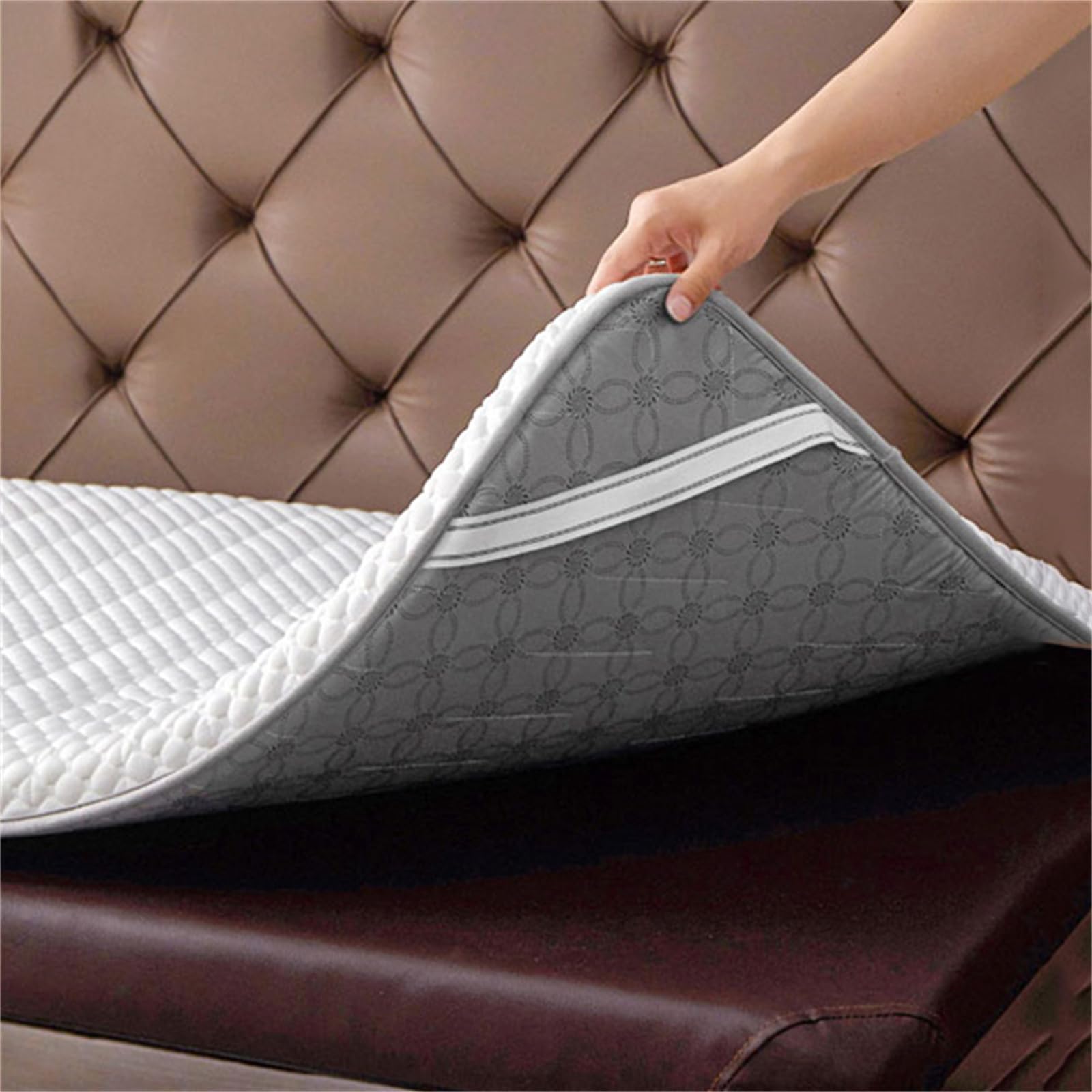 Oreiller de bain en mousse à mémoire de forme 3 cm d'épaisseur, coussin de spa carré/rond/trapézoïdal, appui-tête 70 x 185 cm pour un confort et une relaxation ultimes