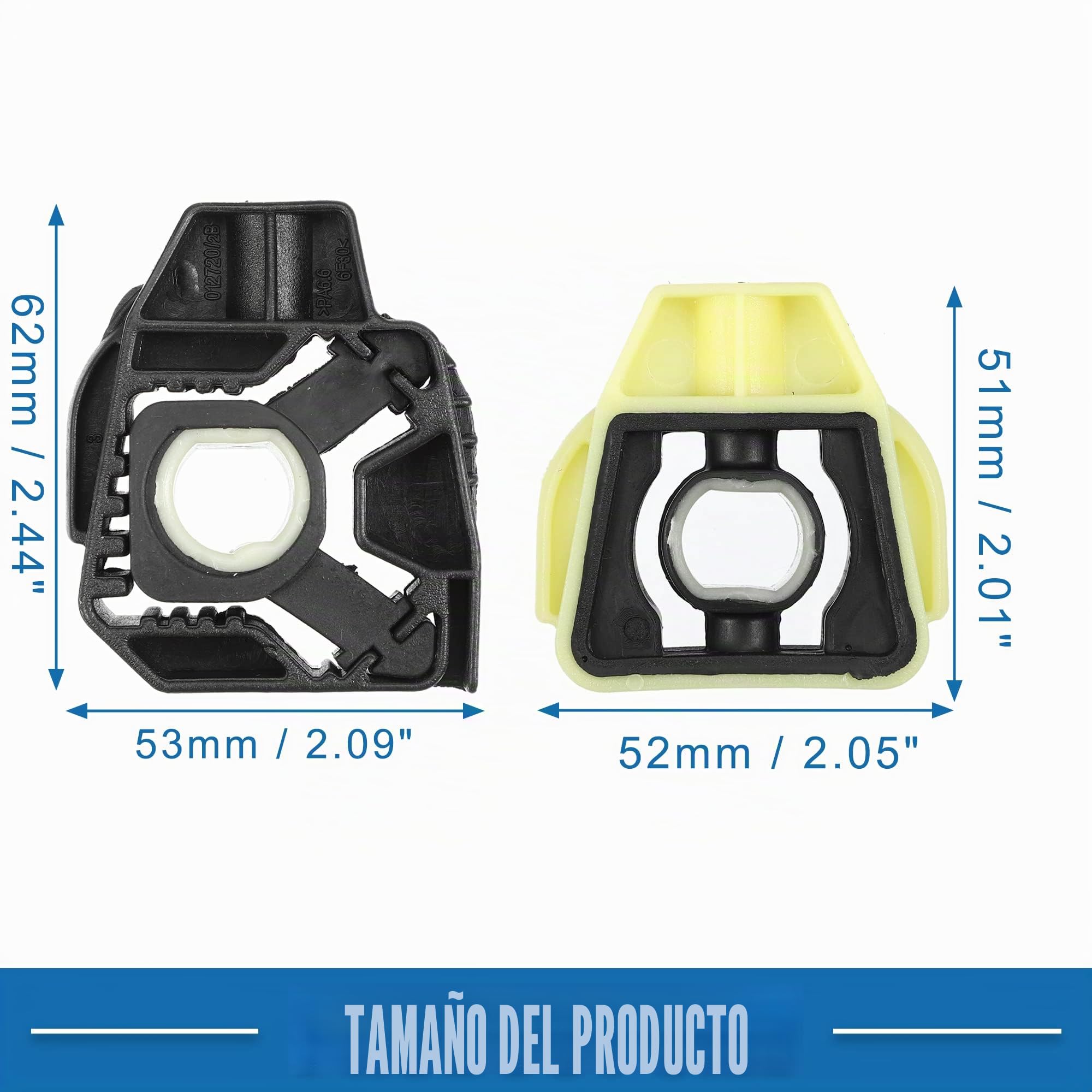 X AUTOHAUX - Soporte de radiador para coche, montaje 1J0806157F para Volkswagen (Set de 4)