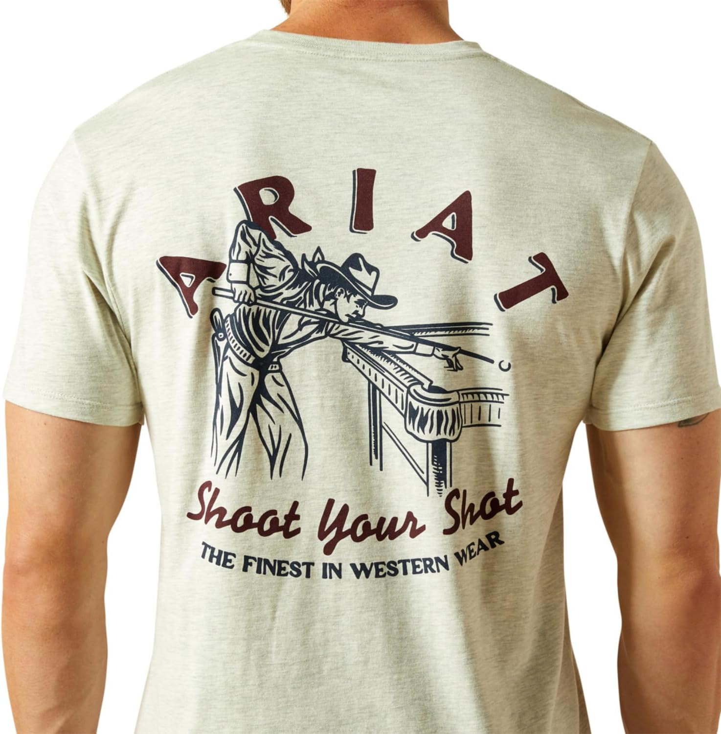 Ariat Mens Ariat Straight Shooter T-Shirt - Image 4