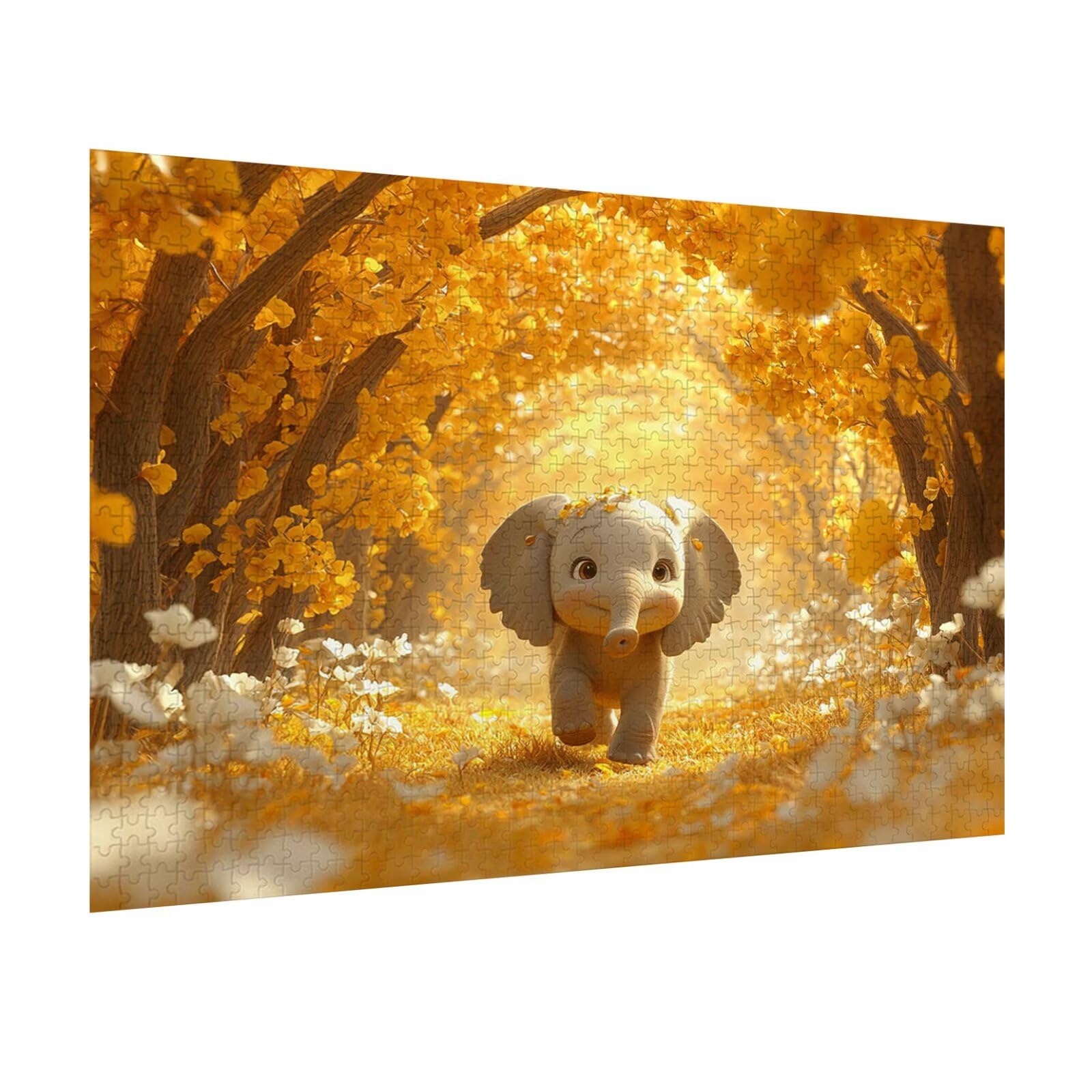 1500 sztuk puzzli dla dorosłych jesienne wymagające gry logiczne, n-701
