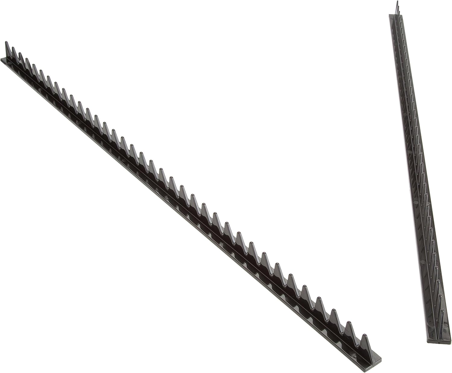 OEMTOOLS 22218 Rail Wrench Organizer, 2 Piece, Wrench Storage Holder For Up To 35 Tools, 23 Inch Low Profile Rail Tool Box Accessories, Adhesive Backing, Black