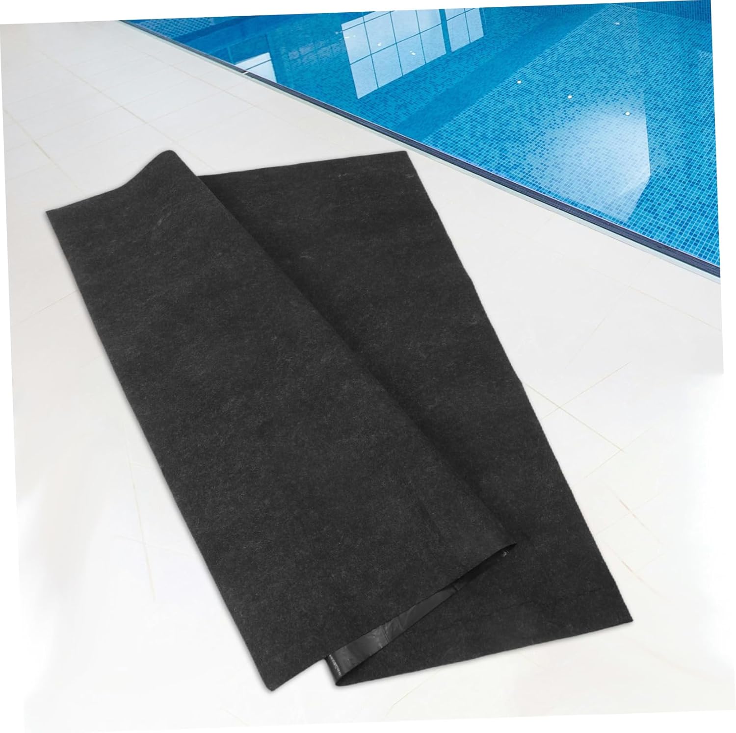 Square Hot Tub Mat for Outdoor Use Inflatable Spa Cushion Nonslip Design Water Absorbent Multi-Purpose Use for Pools Yoga and Kitchen