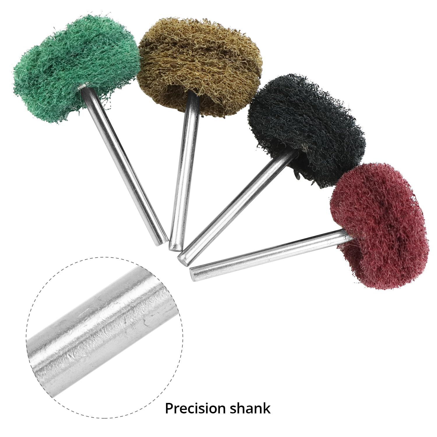QWORK® 40 szt. zestaw szlifierski do polerowania, trzpień 3 mm, narzędzie obrotowe
