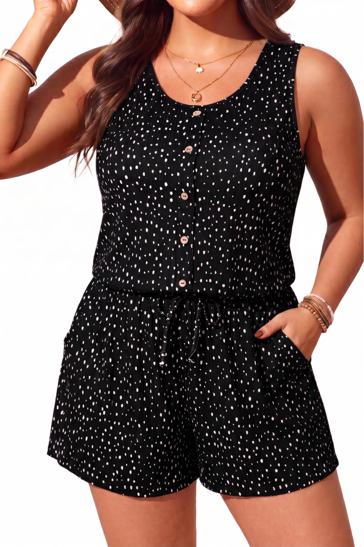 Women Romper Swimsuit - One Piece Bathing Suit with Shorts Modest Boyleg Swim with Pockets 2025-image-23