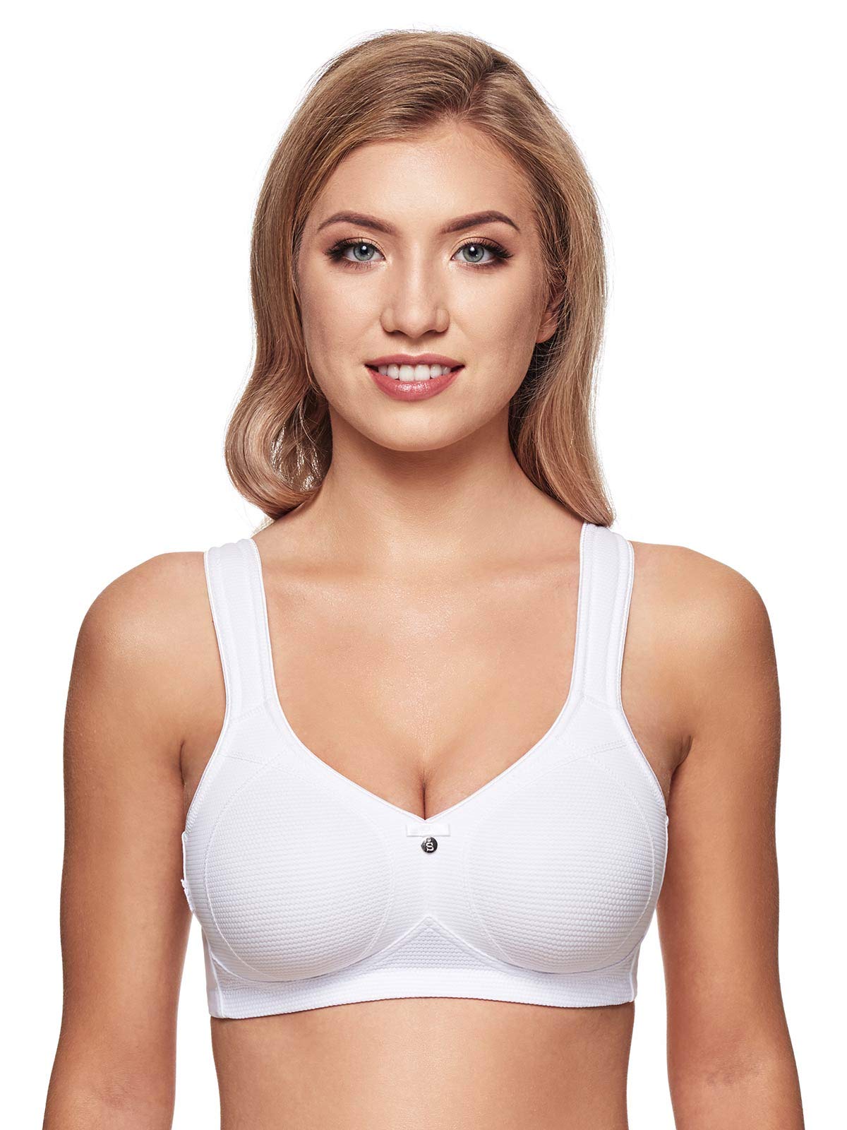 Susa Women's Capri Bra, White, 40D