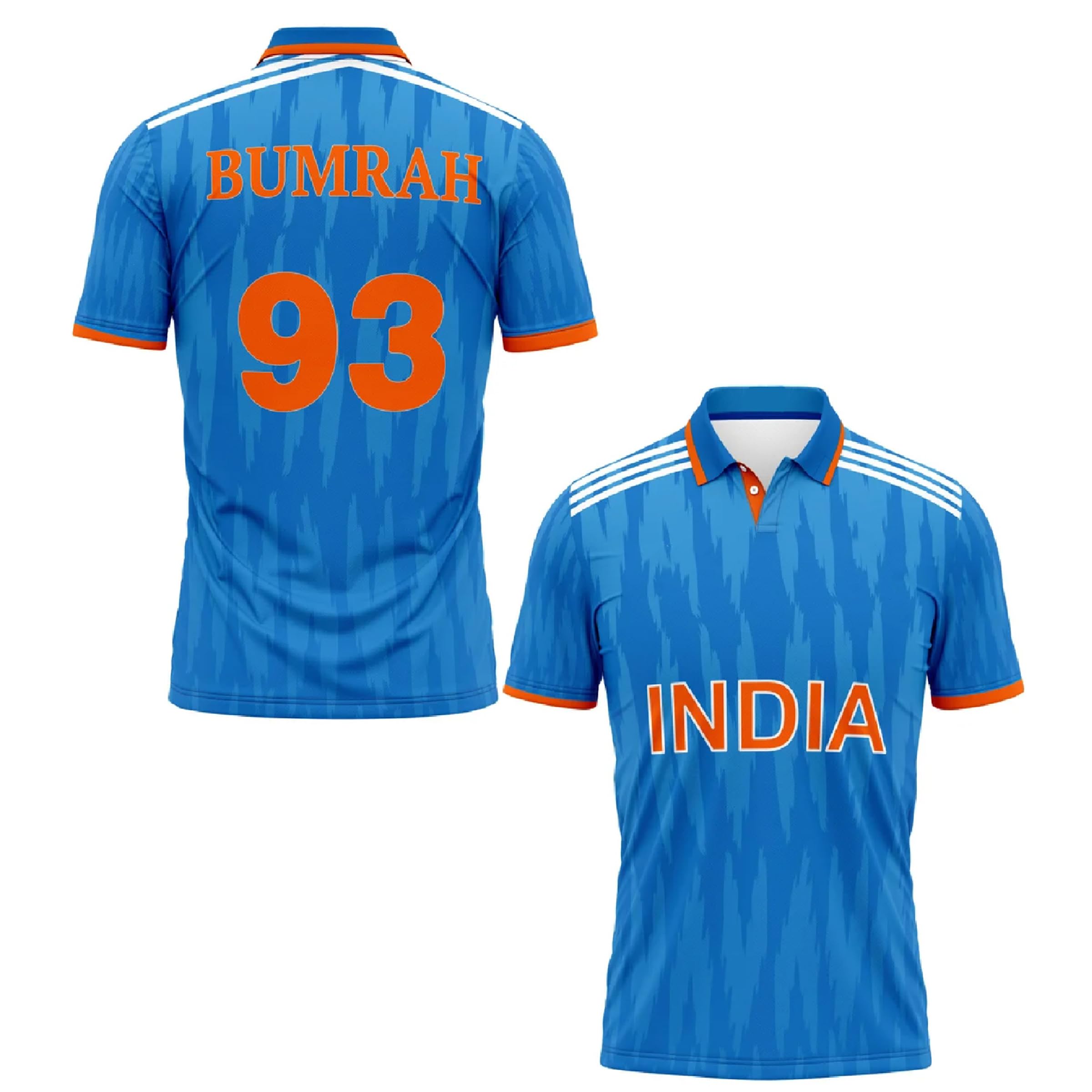 Jasprit Bumrah Jersey 93 Number National Cricket Jerseys for Men's-image-33