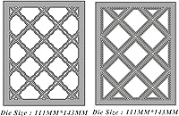 Vista 5 de Plantillas de corte con marco de fondo 3D, plantillas metálicas para álbumes de recortes, herramientas de manualidades DIY, plantilla de repujado
