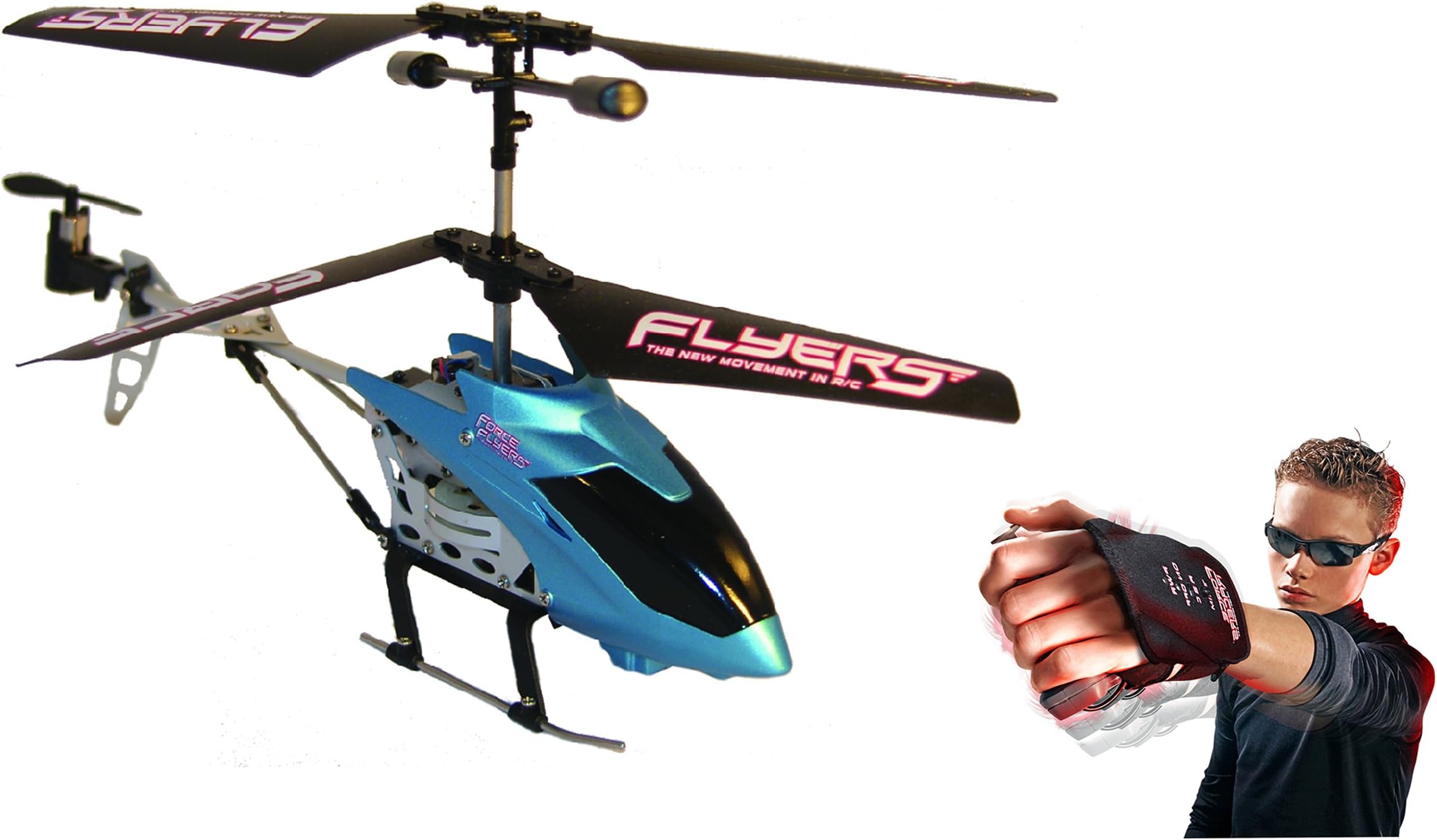 Force Flyers Motion Controlled Helicopter with Glove Force Technology