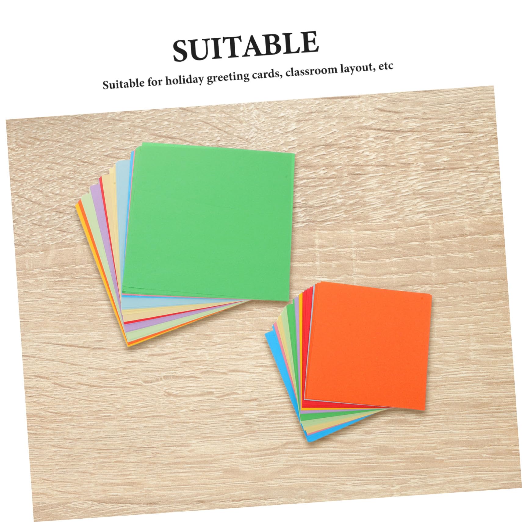 Papel de Origami de Colores para Niños, 10 Bolsas, Cuadrado
