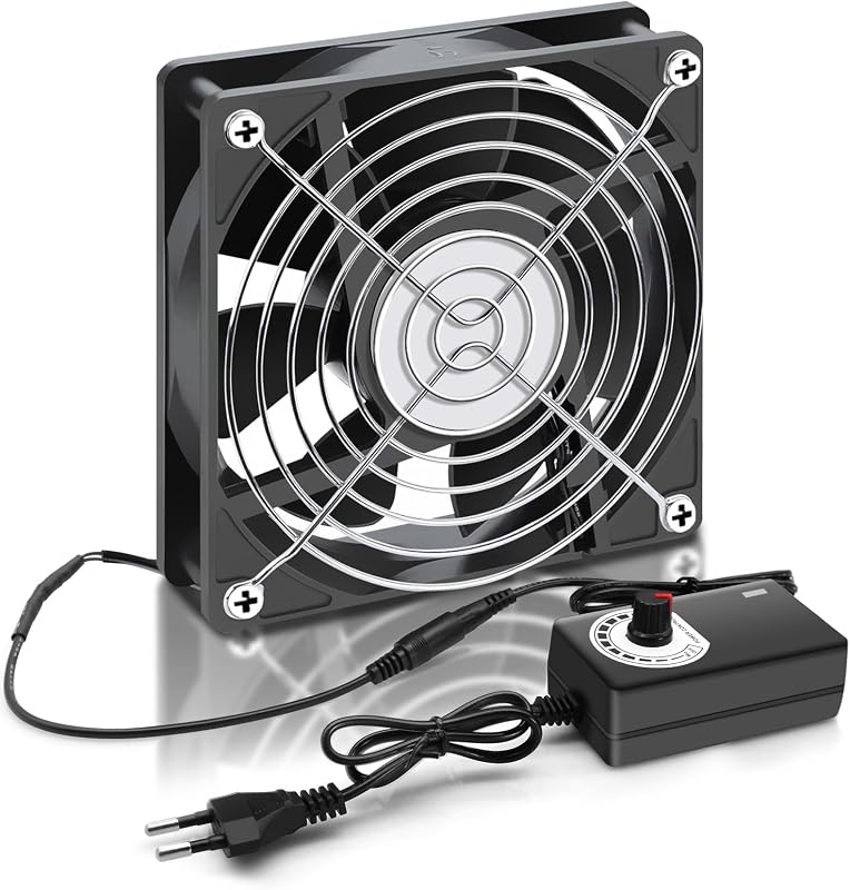 RUIZHI 120mm PC ventilátor 12V 2750 RPM - számítógéphez, laptophoz, routerhez