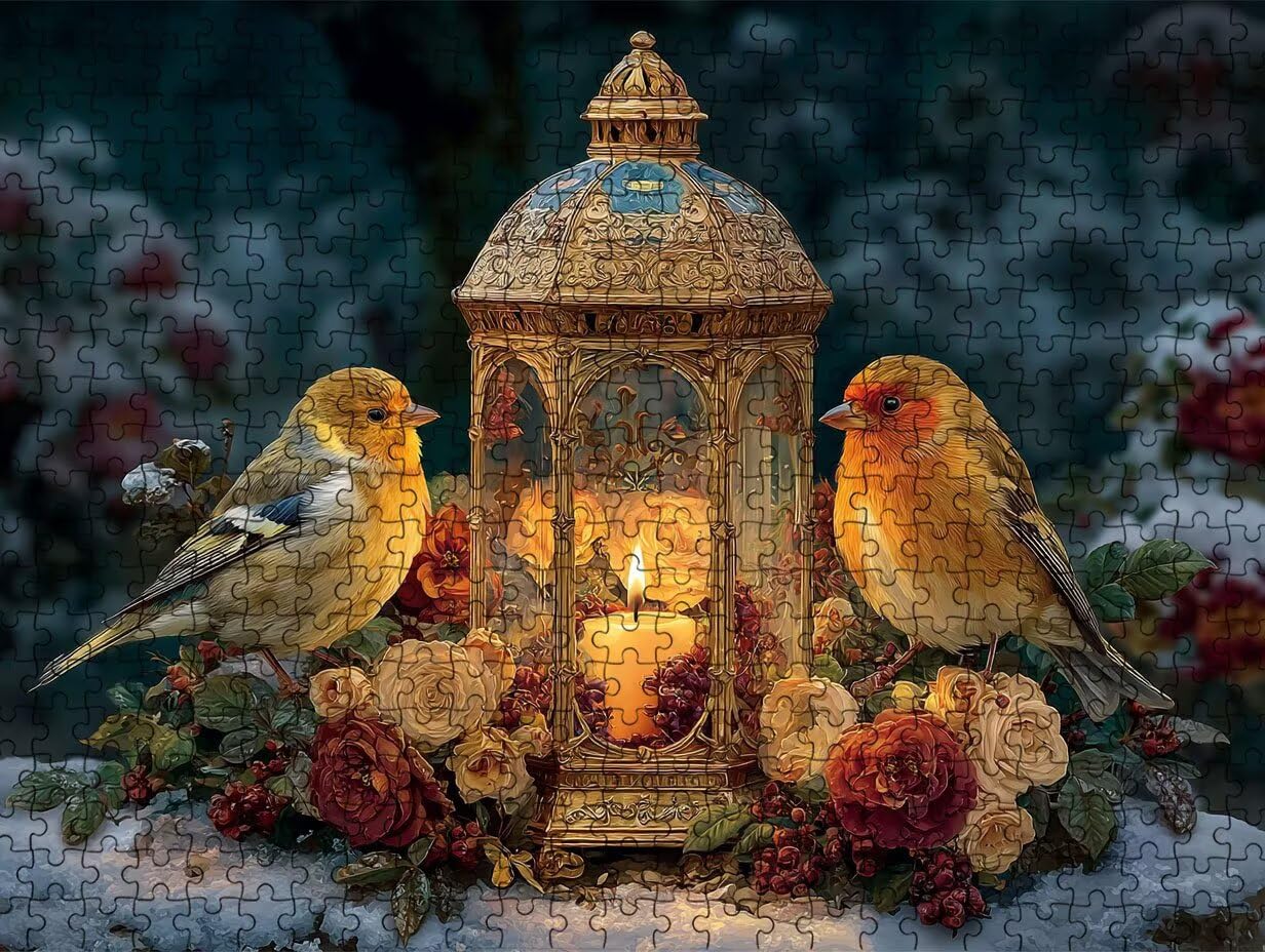 Puzzle 5000 elementów dla dorosłych, świecące ptaki żelowe, wyzwanie dla rodziny, do zabawy, DIY, puzzle zręcznościowe dla dorosłych, wyzwanie dla przyjaciół, R2KH138