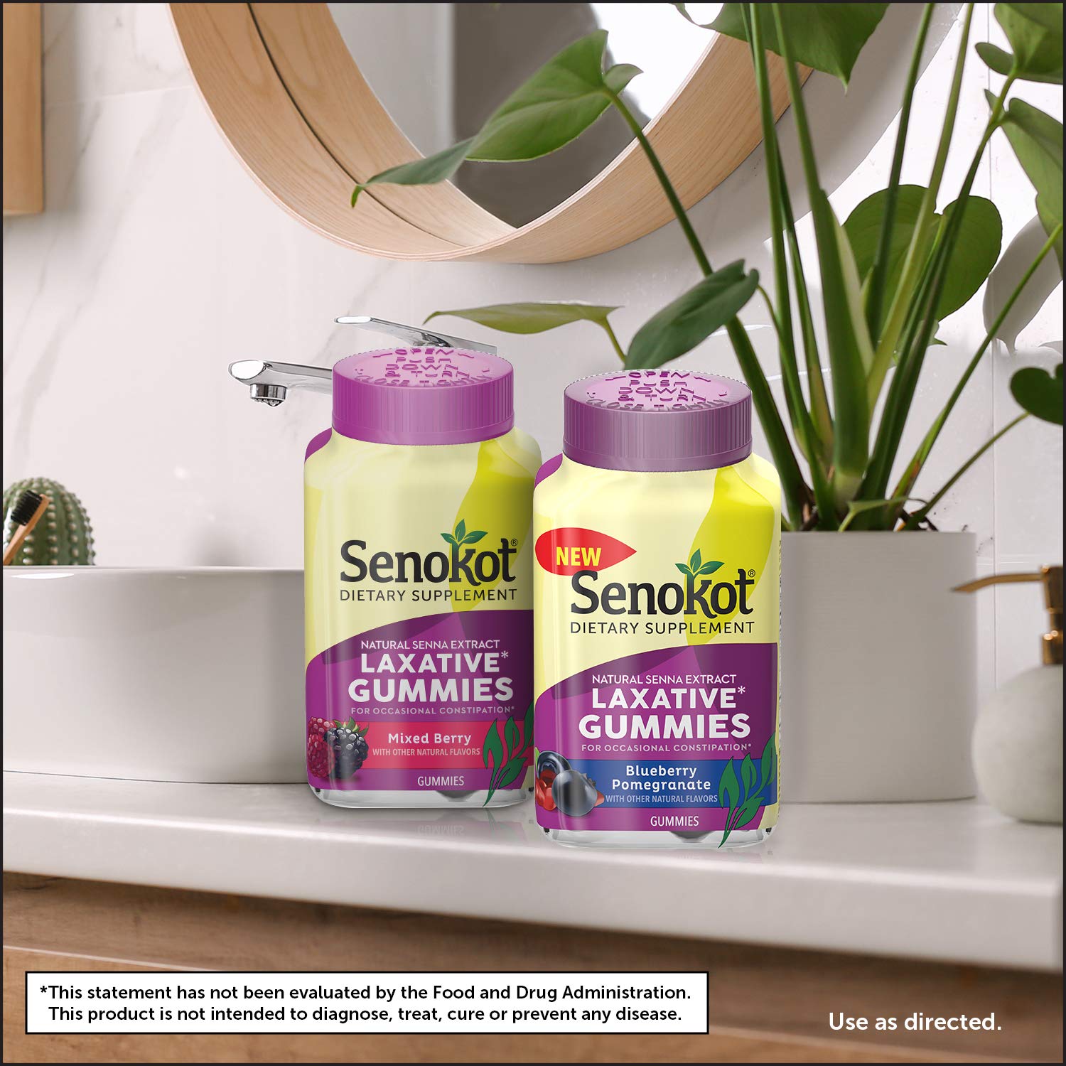 Senokot Dietary Supplement Laxative Gummies for Occasional Constipation
