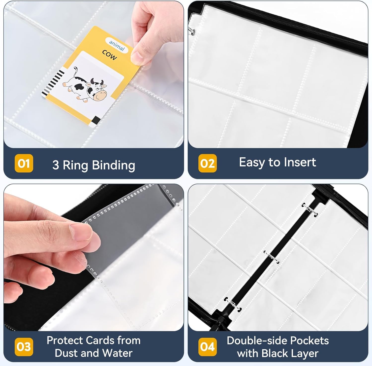 KAHEIGN 9-Pocket Trading Card Album - Image 3