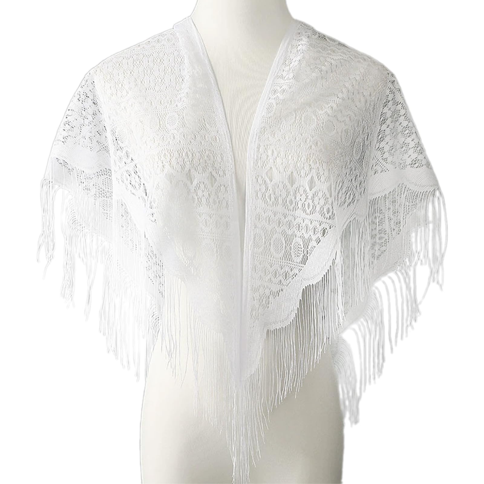 MICFENY Versatile Fashionable Lace Scarf Accessory Soft Comfortable Wear For Daily Or Formal Event