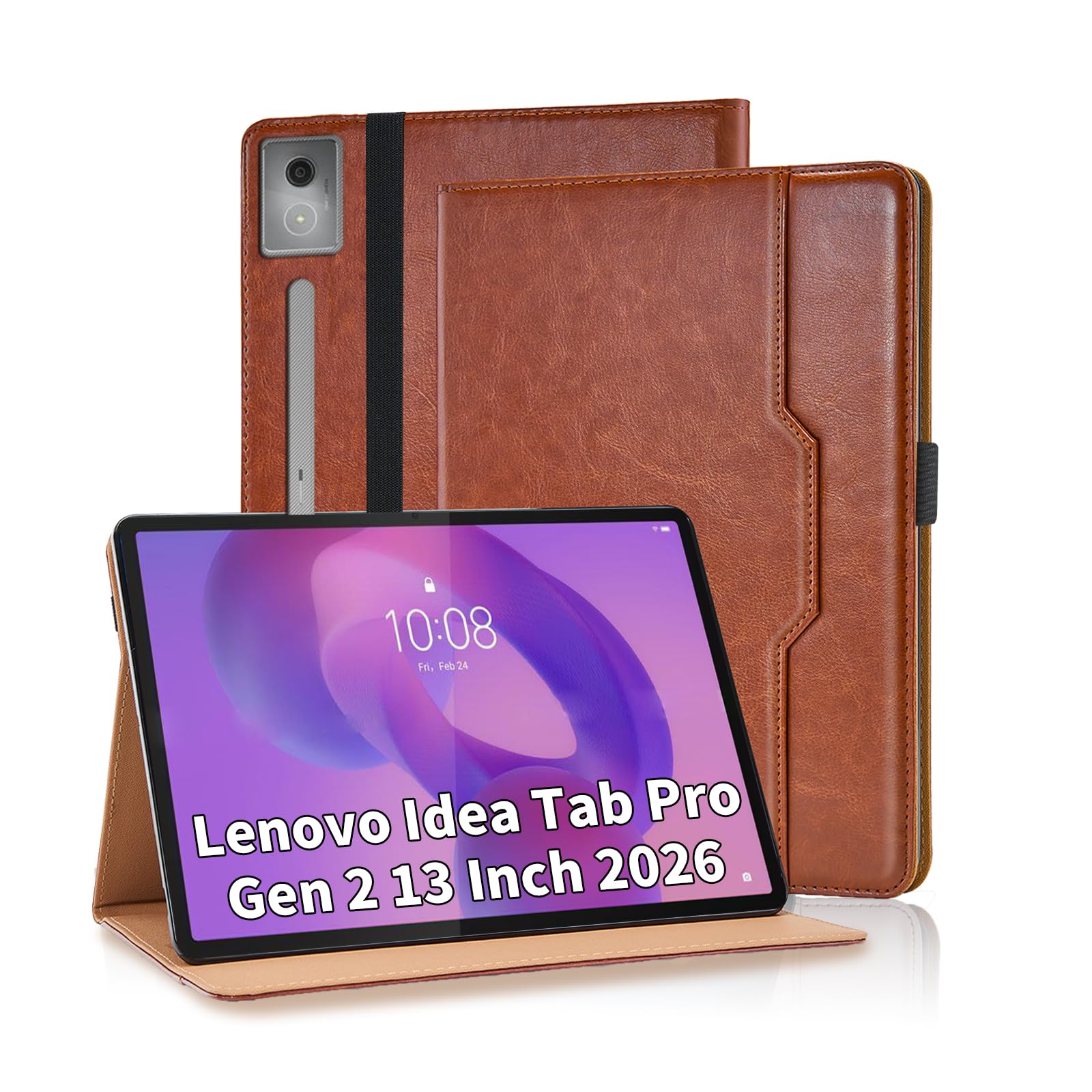 Étui antichoc Lenovo Idea Tab Pro 2 Gen 13 rabat évite les rayures