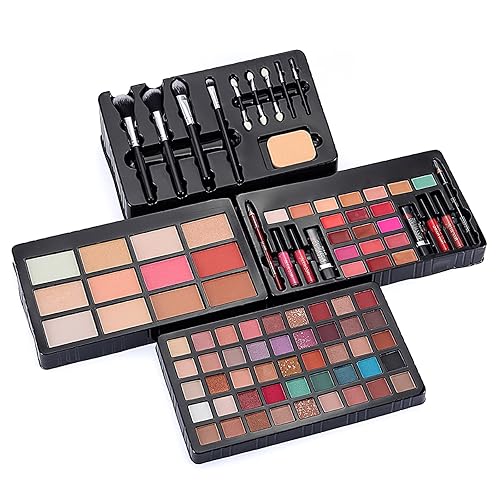 Miniatura 3 de VolksRose Kit de maquillaje todo en uno, combinación multiusos, juego de regalo sorpresa de maquillaje, kit de iniciación esencial de maquillaje