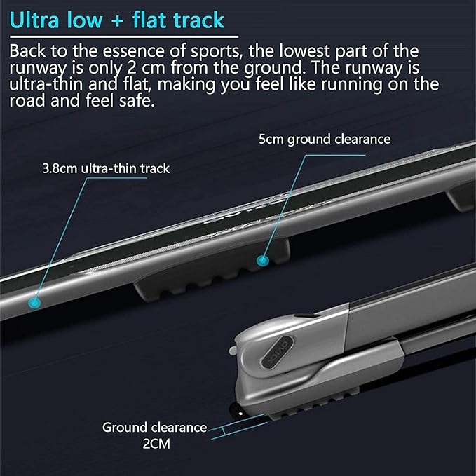 Caminadora Plegable Doméstica Ultra Silenciosa RJYYYDS miniatura 6